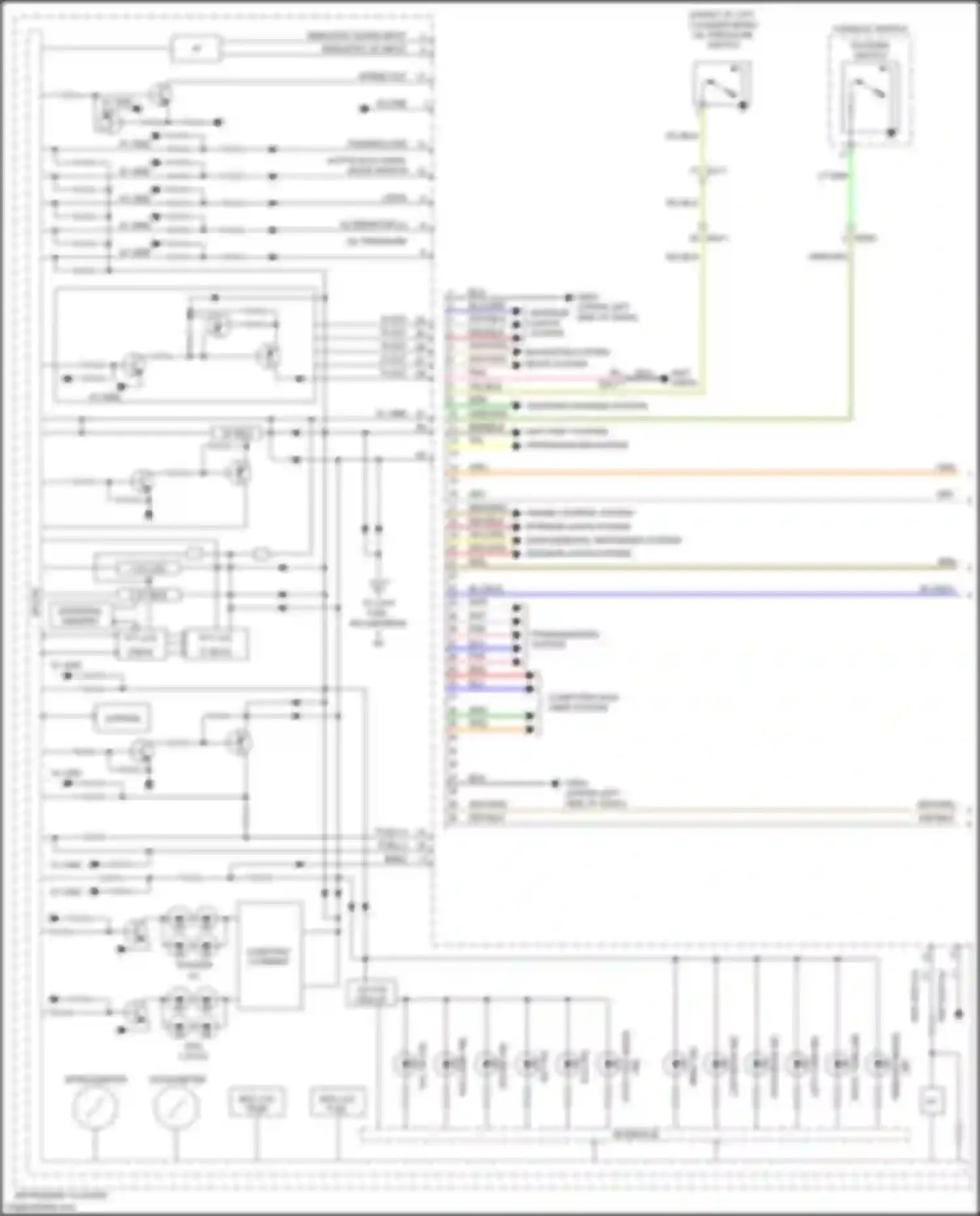 Wiring diagram pointer ill for Kia Carnival III (2014-2021) (1 of 2)