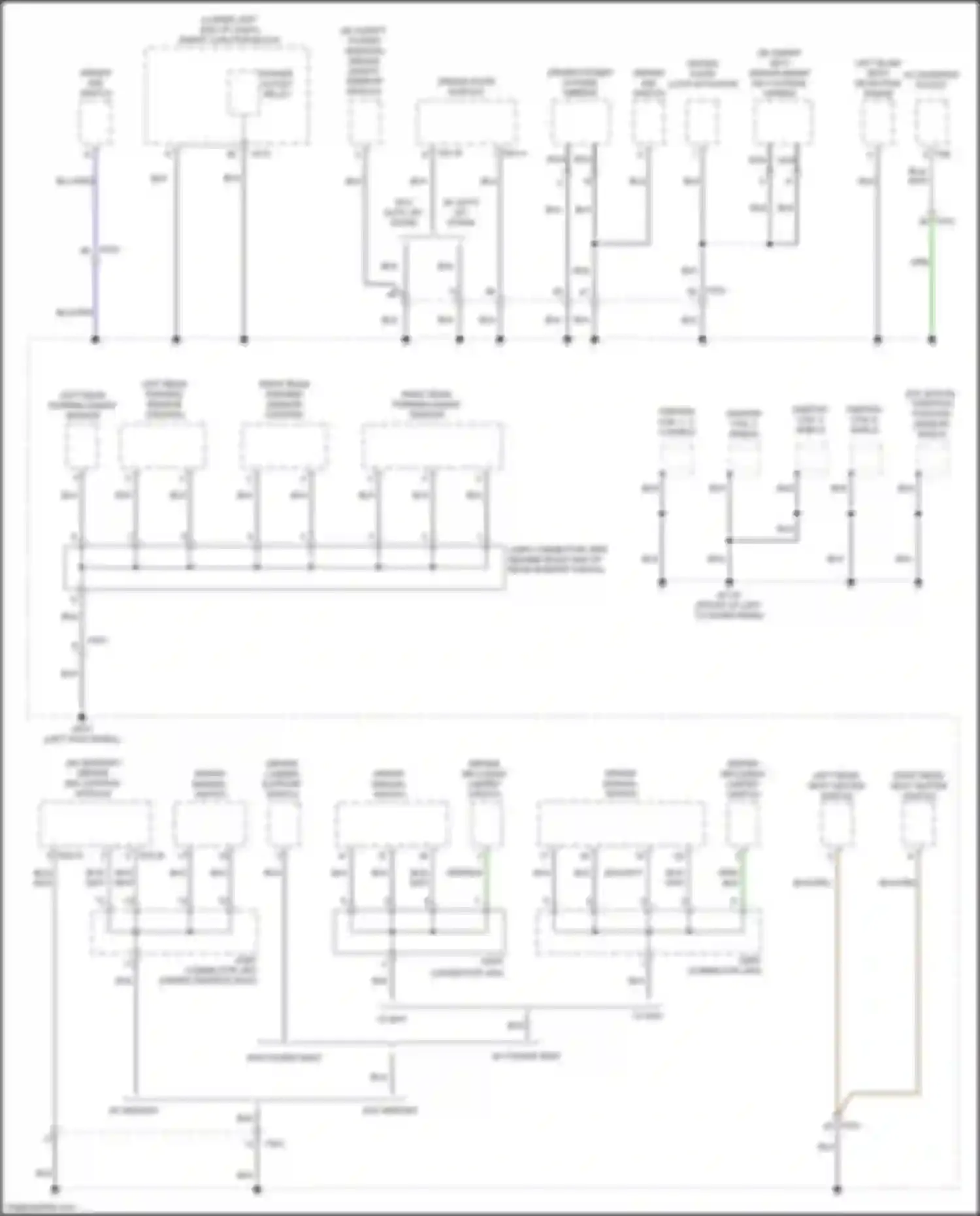 Wiring diagram power outlet relay for Kia Carnival III (2014-2021) (1 of 2)