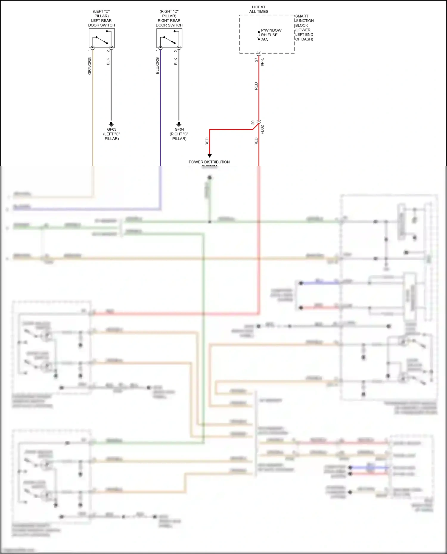 Wiring diagram s gnd for Kia Carnival III (2014-2021) (14 of 18)