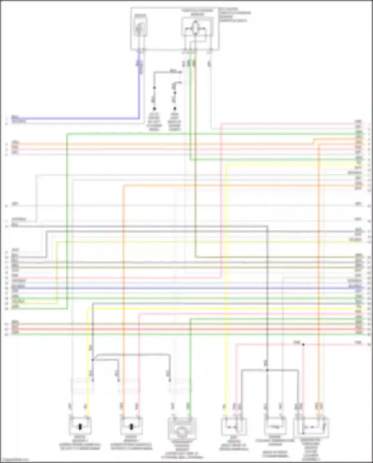 Wiring diagram throttle position sensor for Kia Carnival III (2014-2021) (2 of 2)