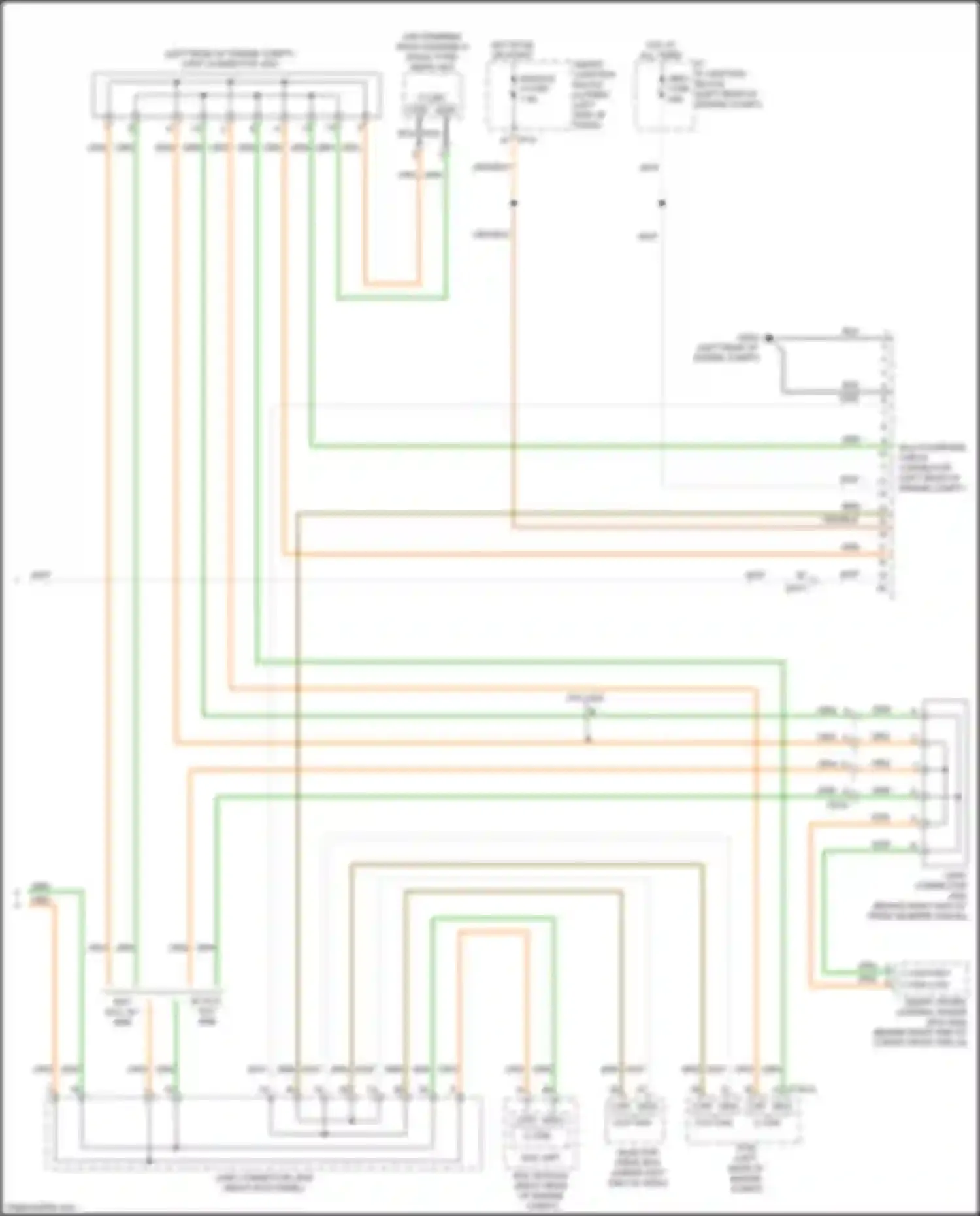 Wiring diagram w/ scc, w/o aeb for Kia Carnival III (2014-2021) (1 of 1)