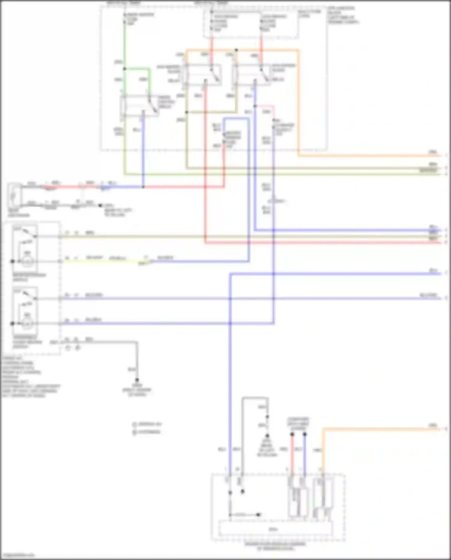 Carnival Kia IV facelift (2023-2024): Defoggers circuit, w/ memory (1 of 2)