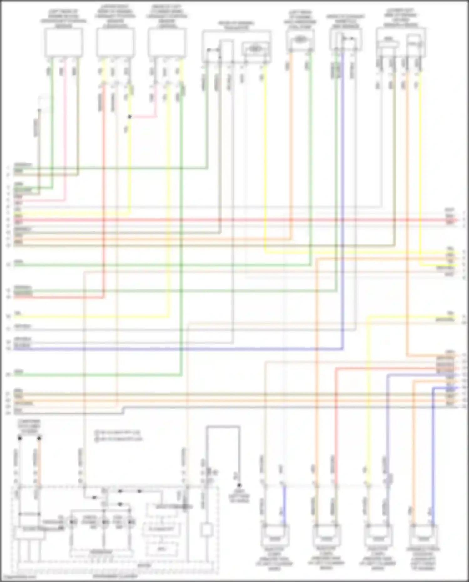 Carnival Kia IV facelift (2023-2024): Wiring diagram engine performance 3.5l (3 of 8)