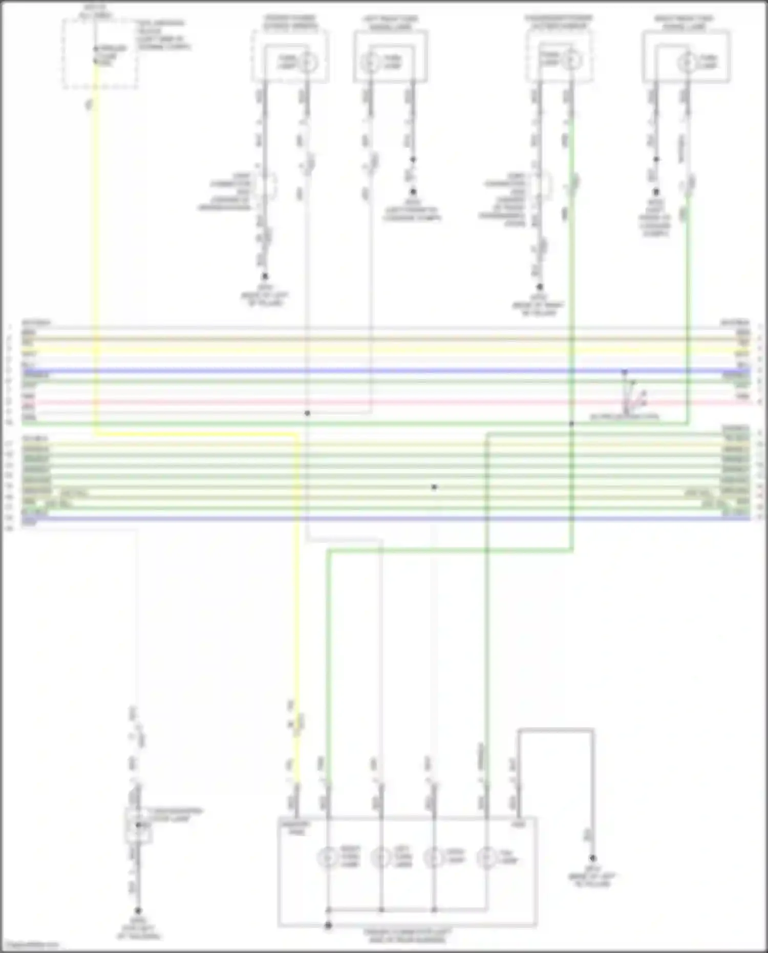 Carnival Kia IV facelift (2023-2024): Exterior lamps circuit (2 of 5)