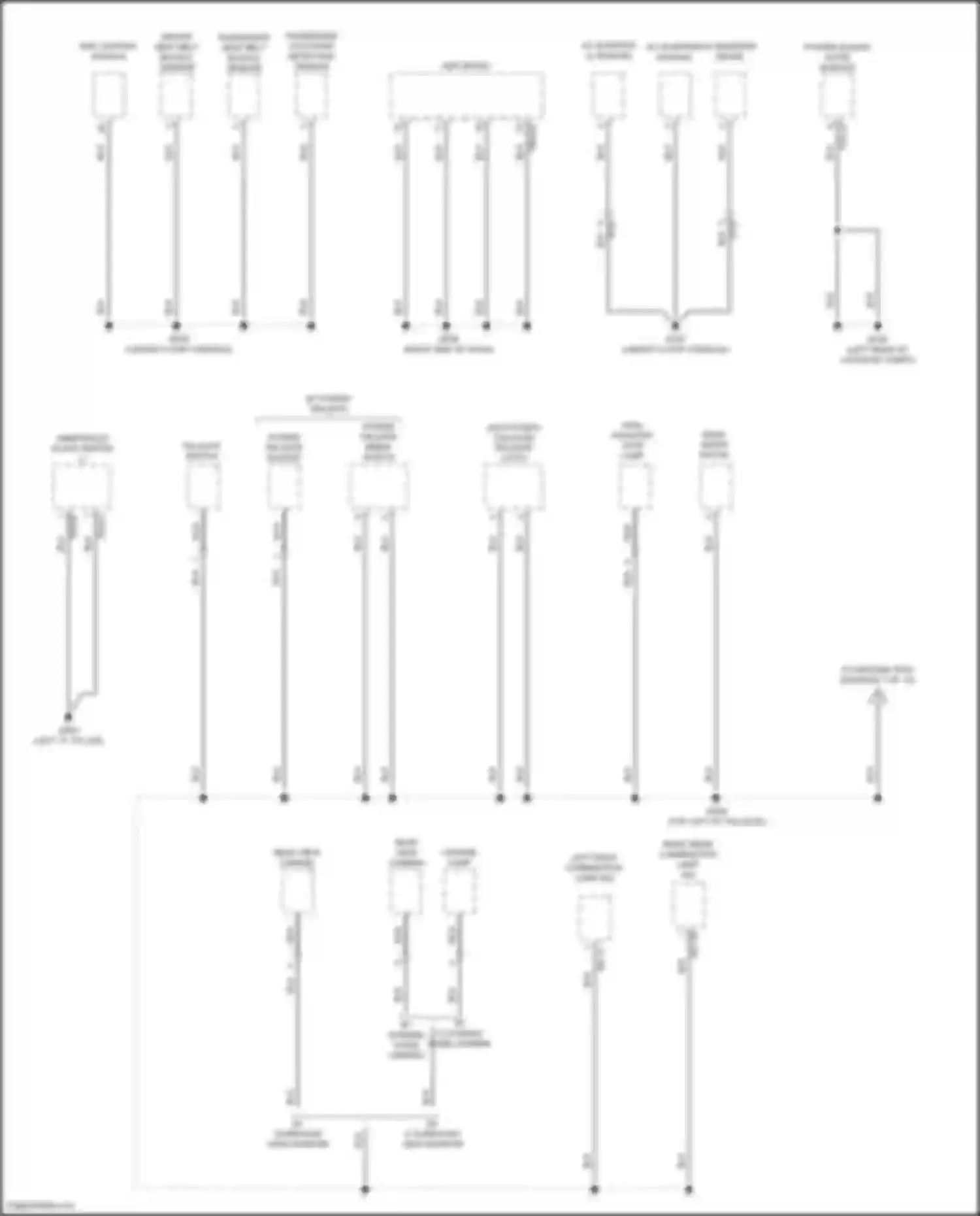 Carnival Kia IV facelift (2023-2024): Ground distribution circuit (10 of 10)