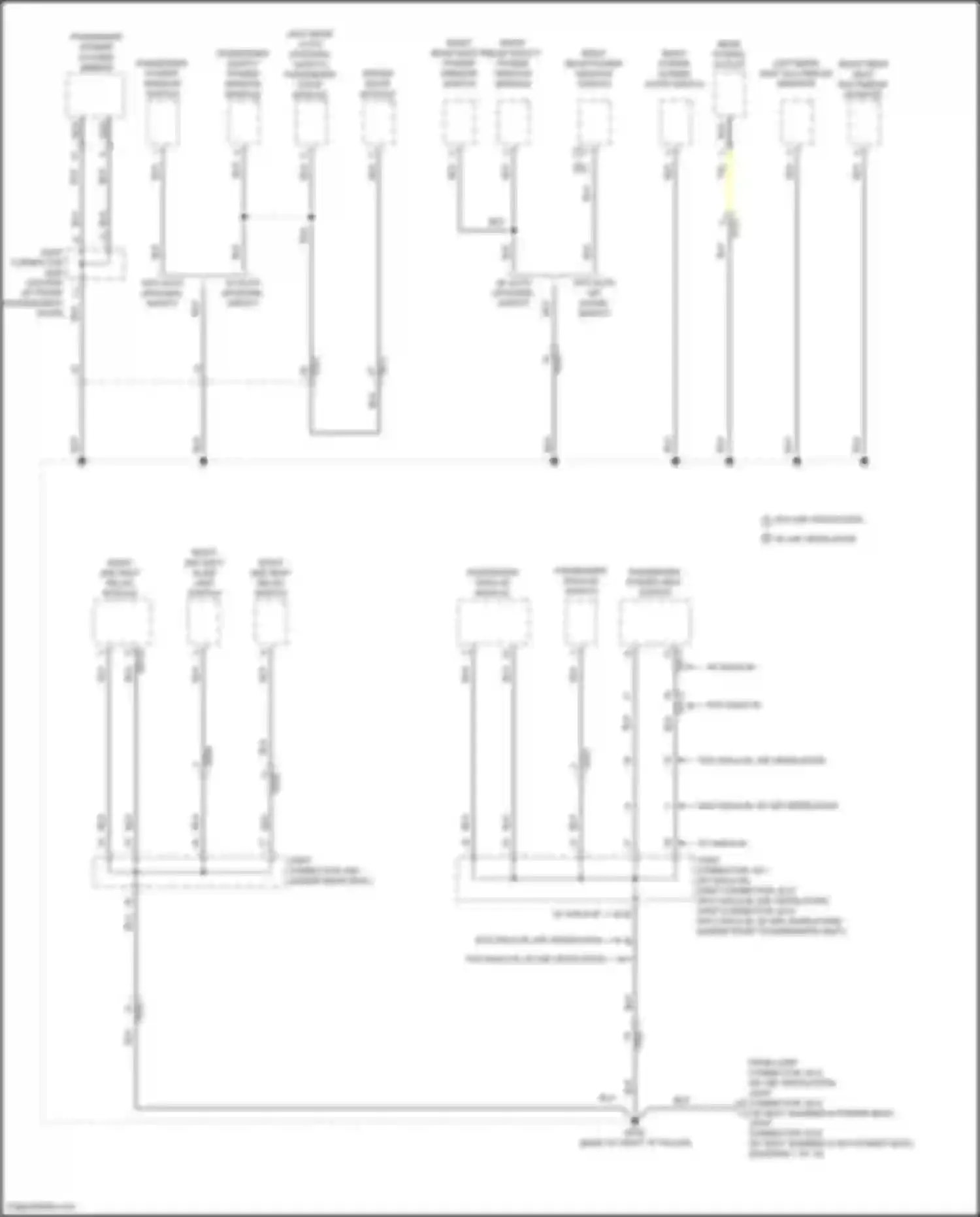 Carnival Kia IV facelift (2023-2024): Ground distribution circuit (6 of 10)