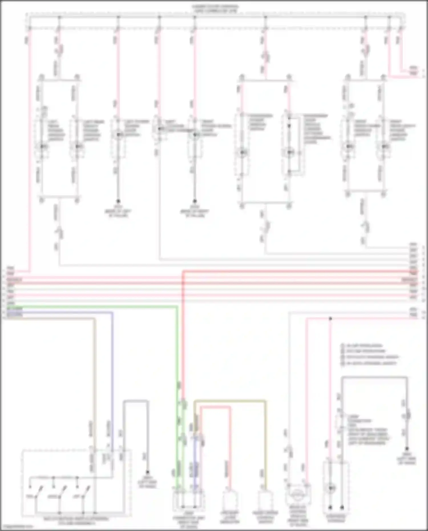 Carnival Kia IV facelift (2023-2024): Instrument illumination circuit (2 of 4)