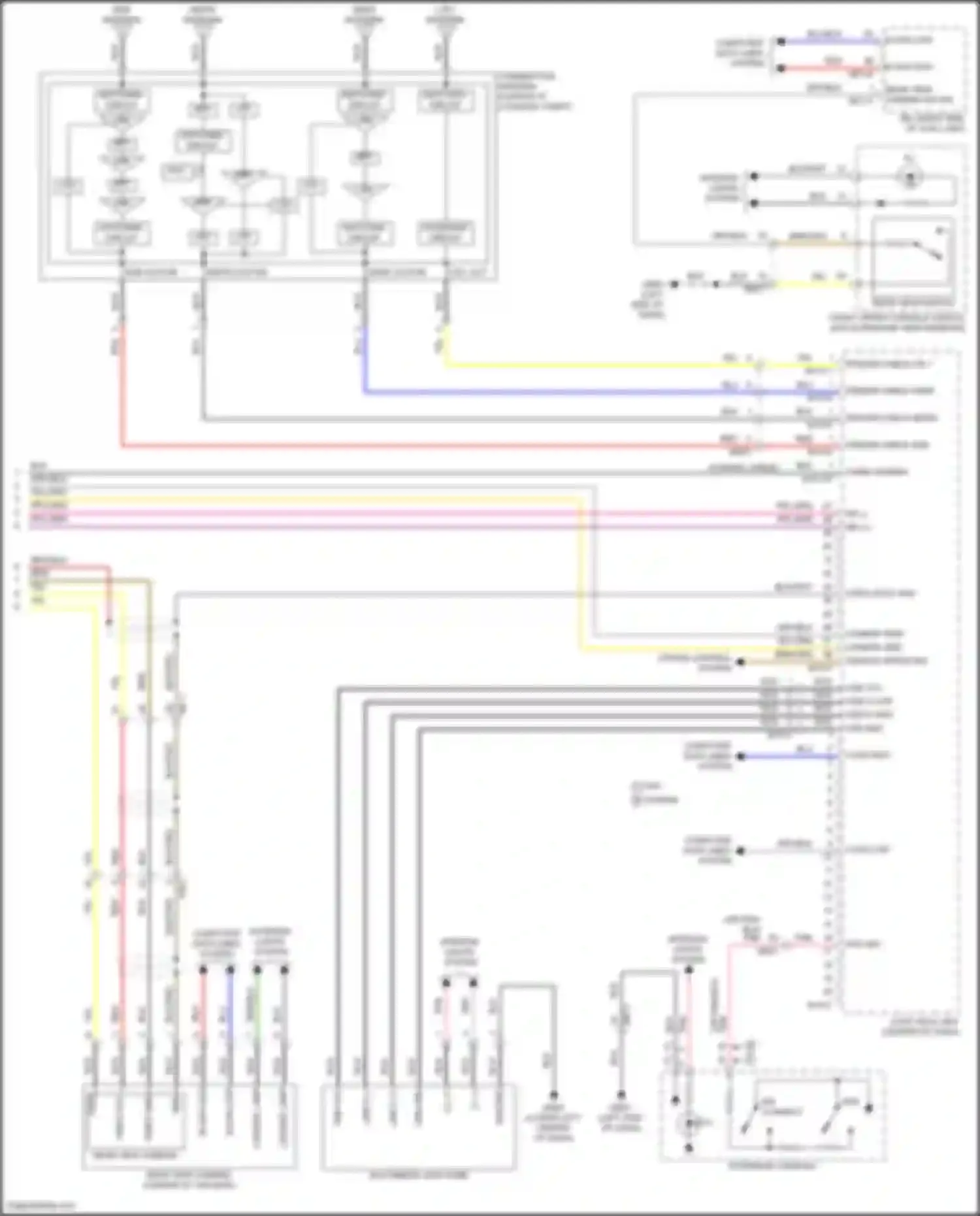 Carnival Kia IV facelift (2023-2024): Navigation circuit, w/o amplifier (4 of 4)