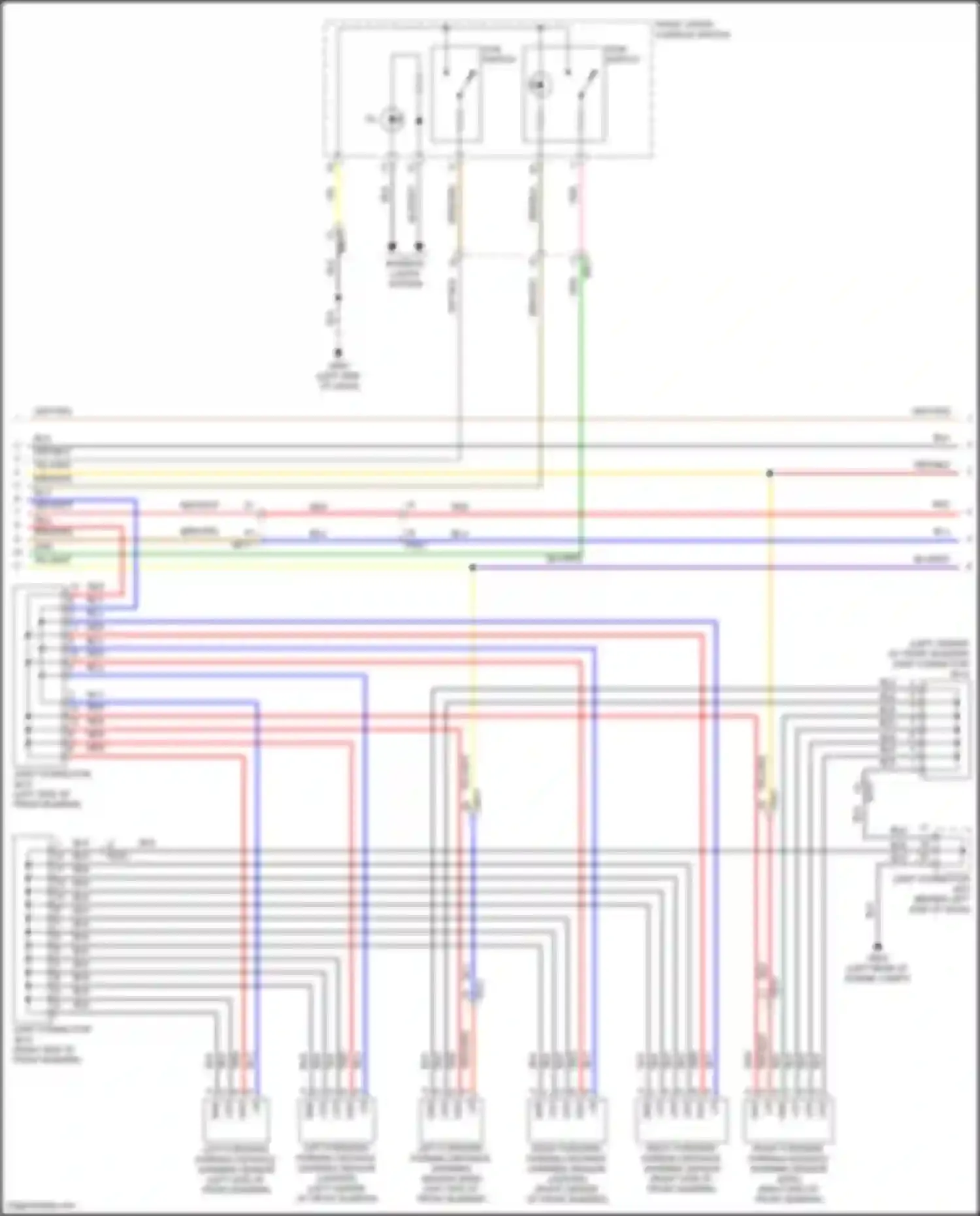 Carnival Kia IV facelift (2023-2024): Parking assistant circuit, w/ adas (2 of 3)