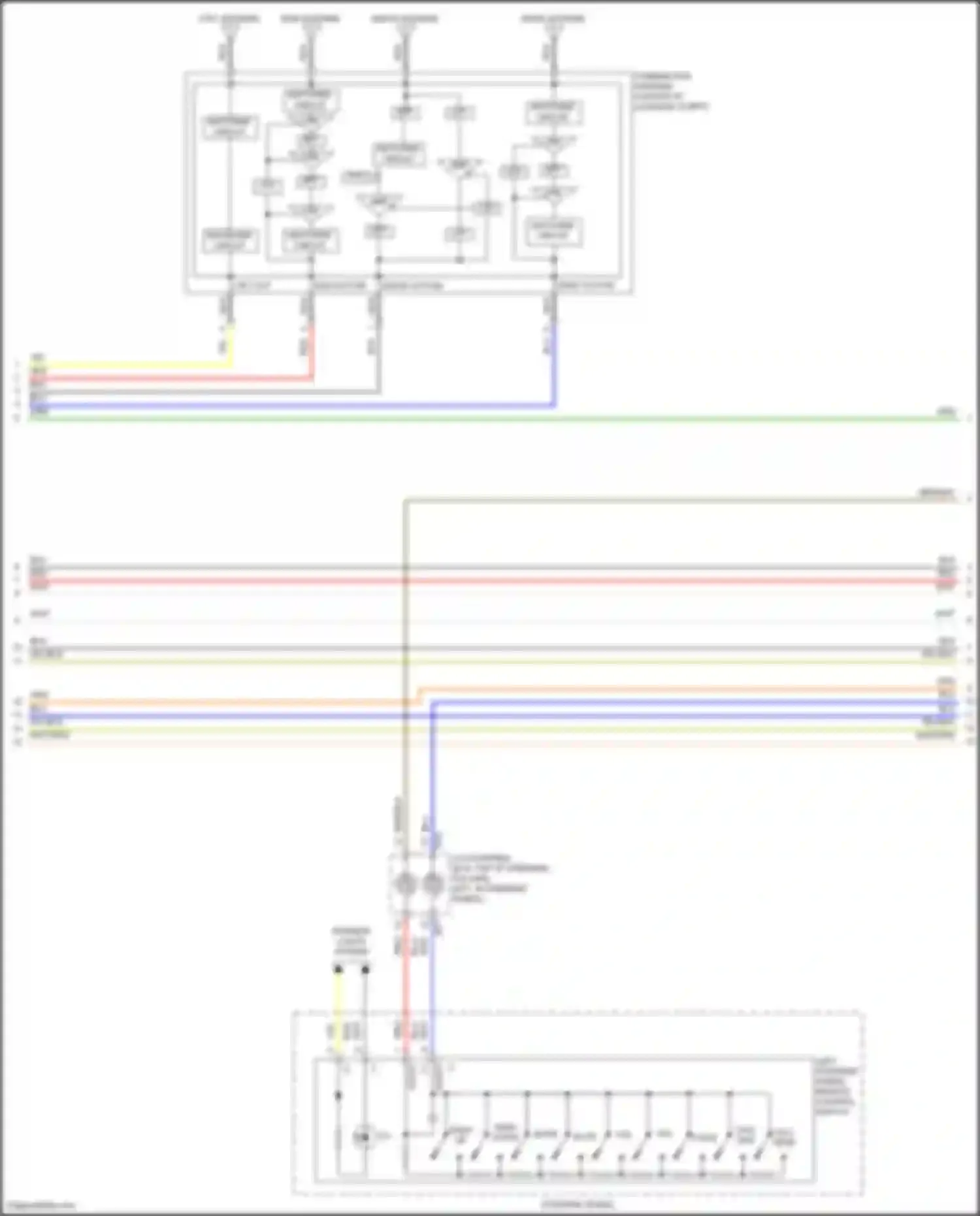 Carnival Kia IV facelift (2023-2024): Radio circuit, w/o navigation & amplifier (2 of 4)