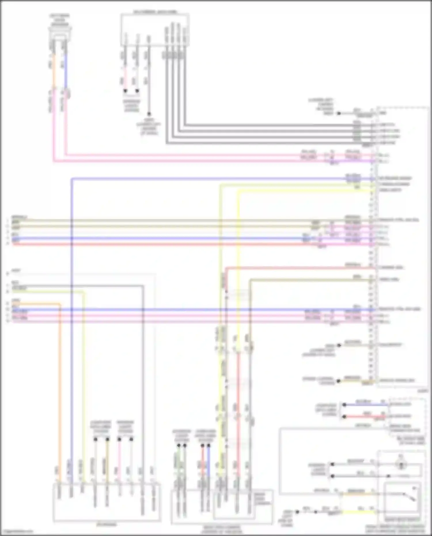 Carnival Kia IV facelift (2023-2024): Radio circuit, w/o navigation & amplifier (4 of 4)