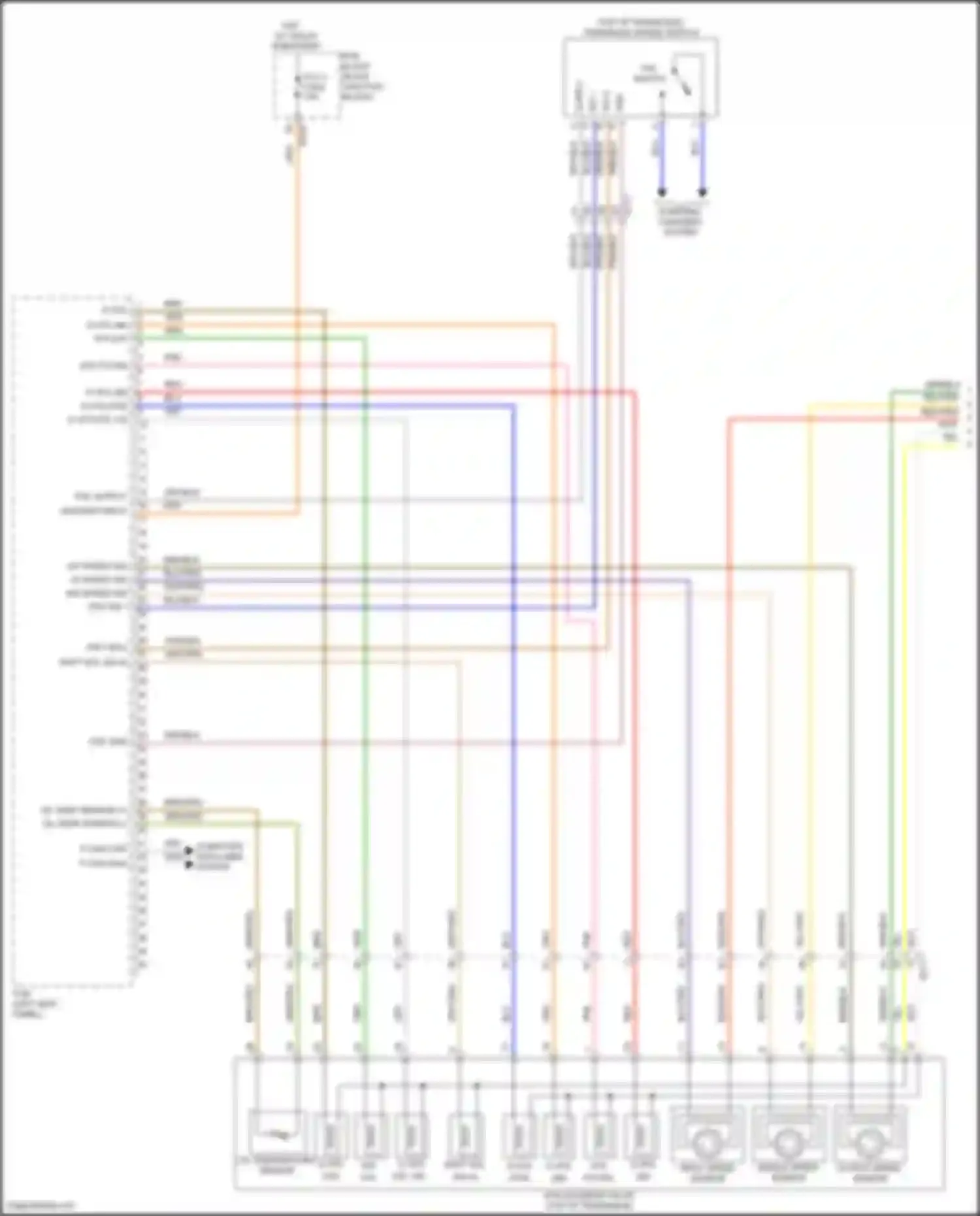 Carnival Kia IV facelift (2023-2024): Transmission circuit, w/o sbw (1 of 3)