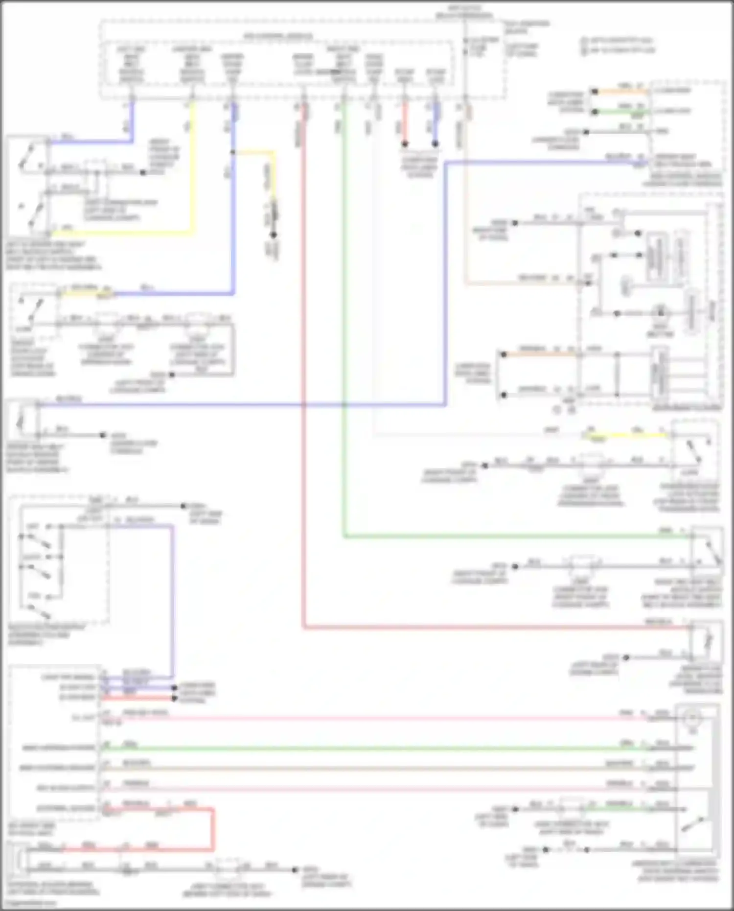 Carnival Kia IV facelift (2023-2024): Chime circuit