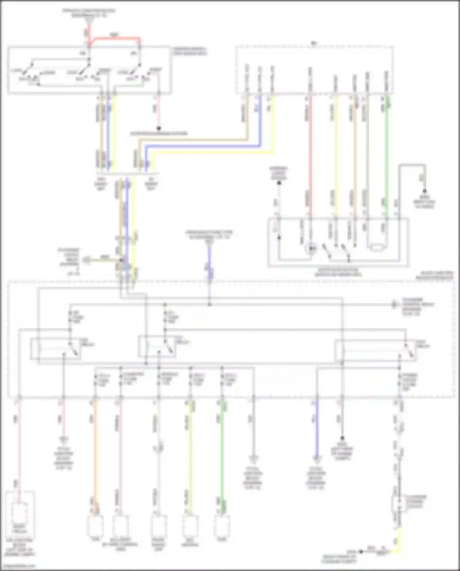 Wiring diagram acc relay for Kia Carnival IV facelift (2023-2024) (3 of 3)