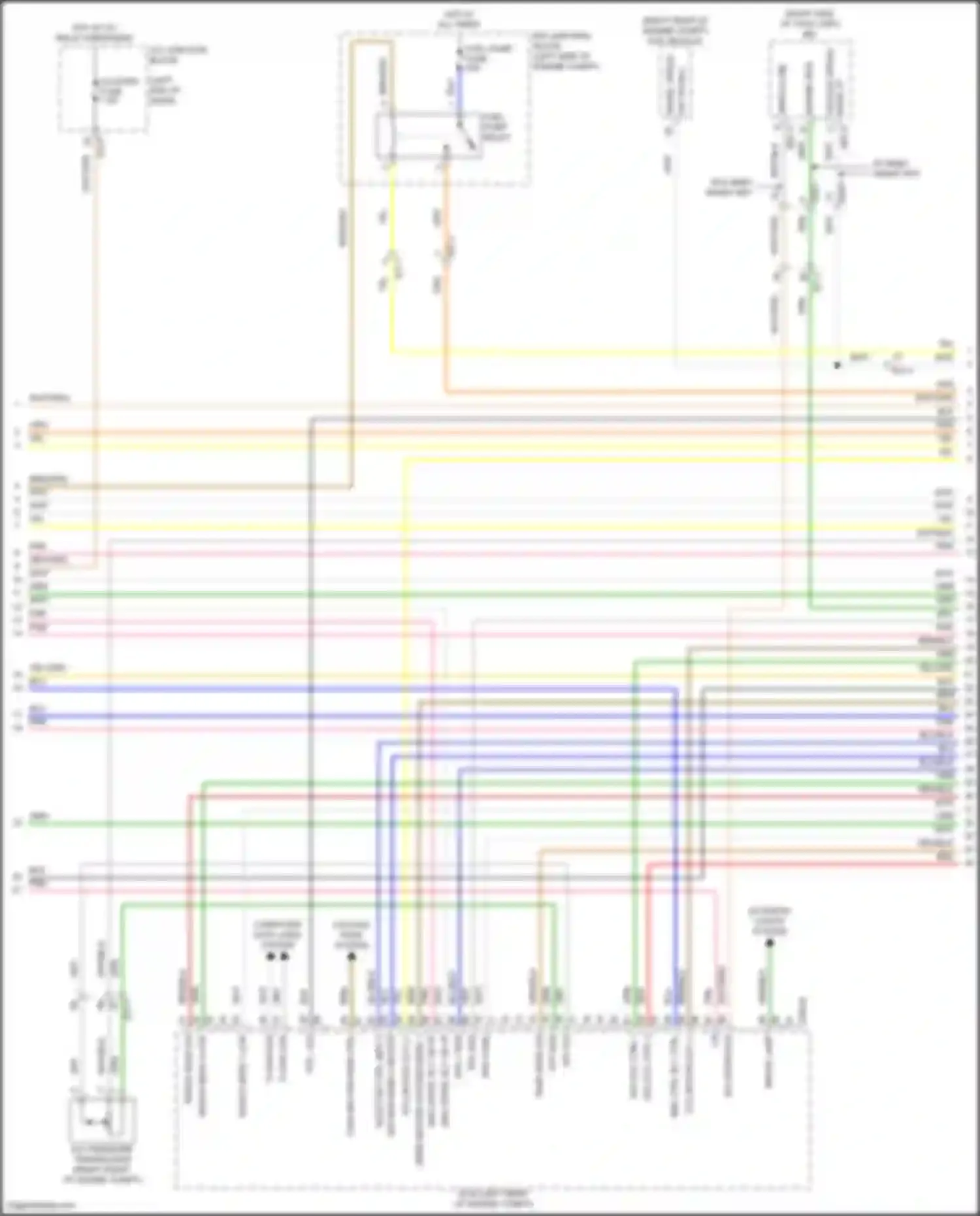 Wiring diagram aps 2 gnd for Kia Carnival IV facelift (2023-2024) (2 of 2)