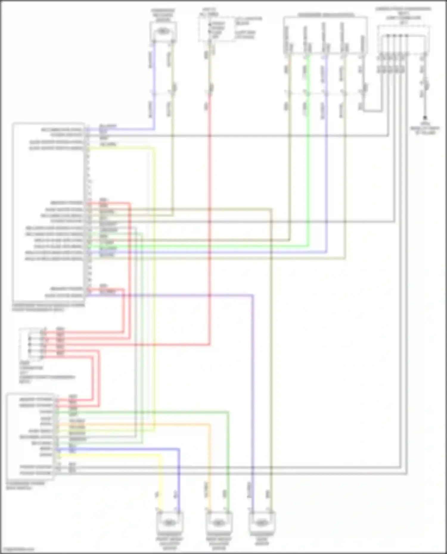 Wiring diagram blk for Kia Carnival IV facelift (2023-2024) (151 of 169)