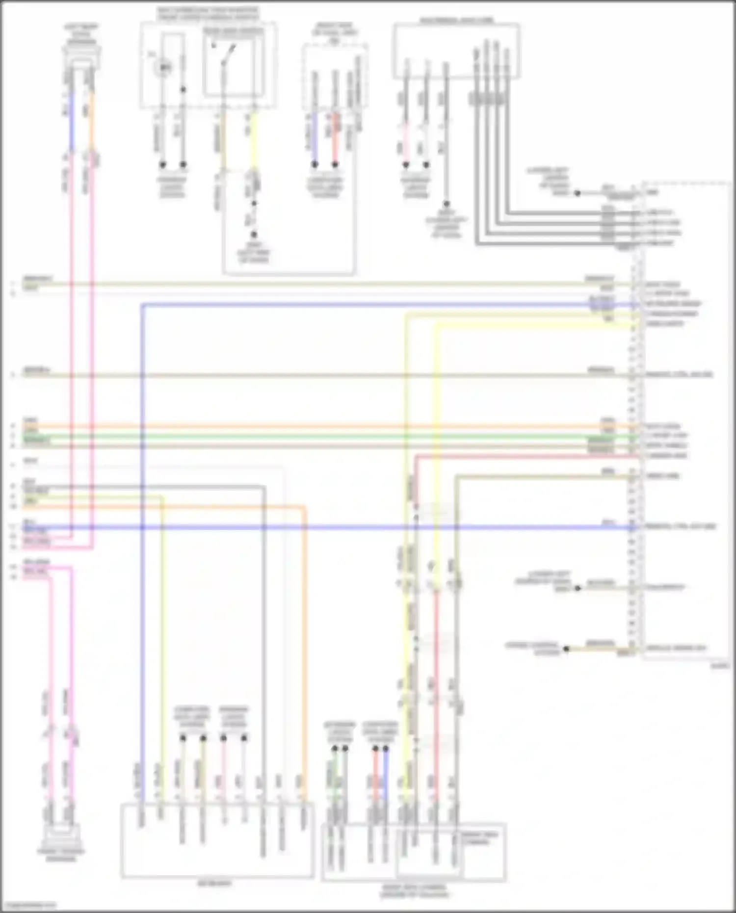 Wiring diagram blu/blk for Kia Carnival IV facelift (2023-2024) (10 of 95)