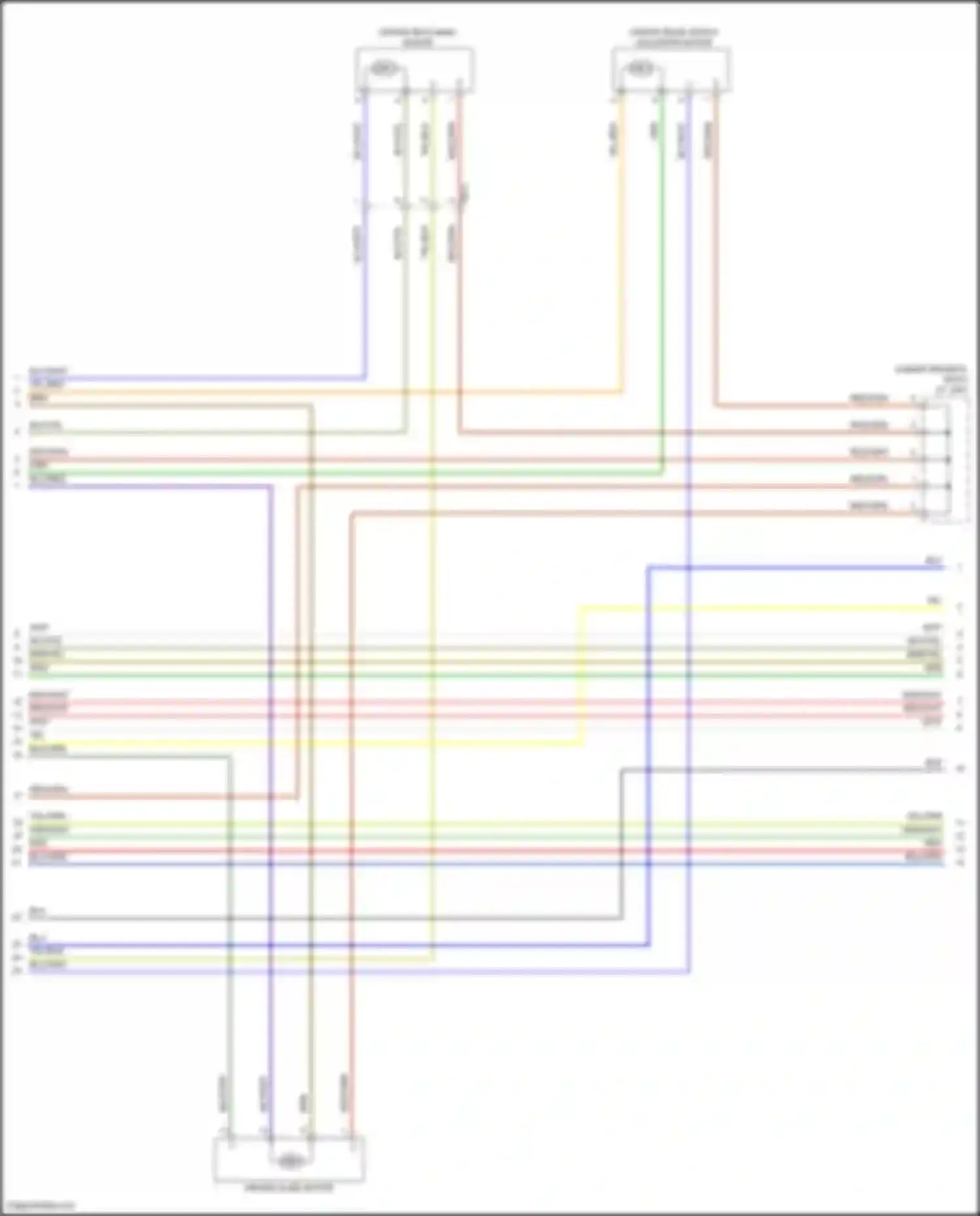 Wiring diagram blu/red for Kia Carnival IV facelift (2023-2024) (17 of 25)