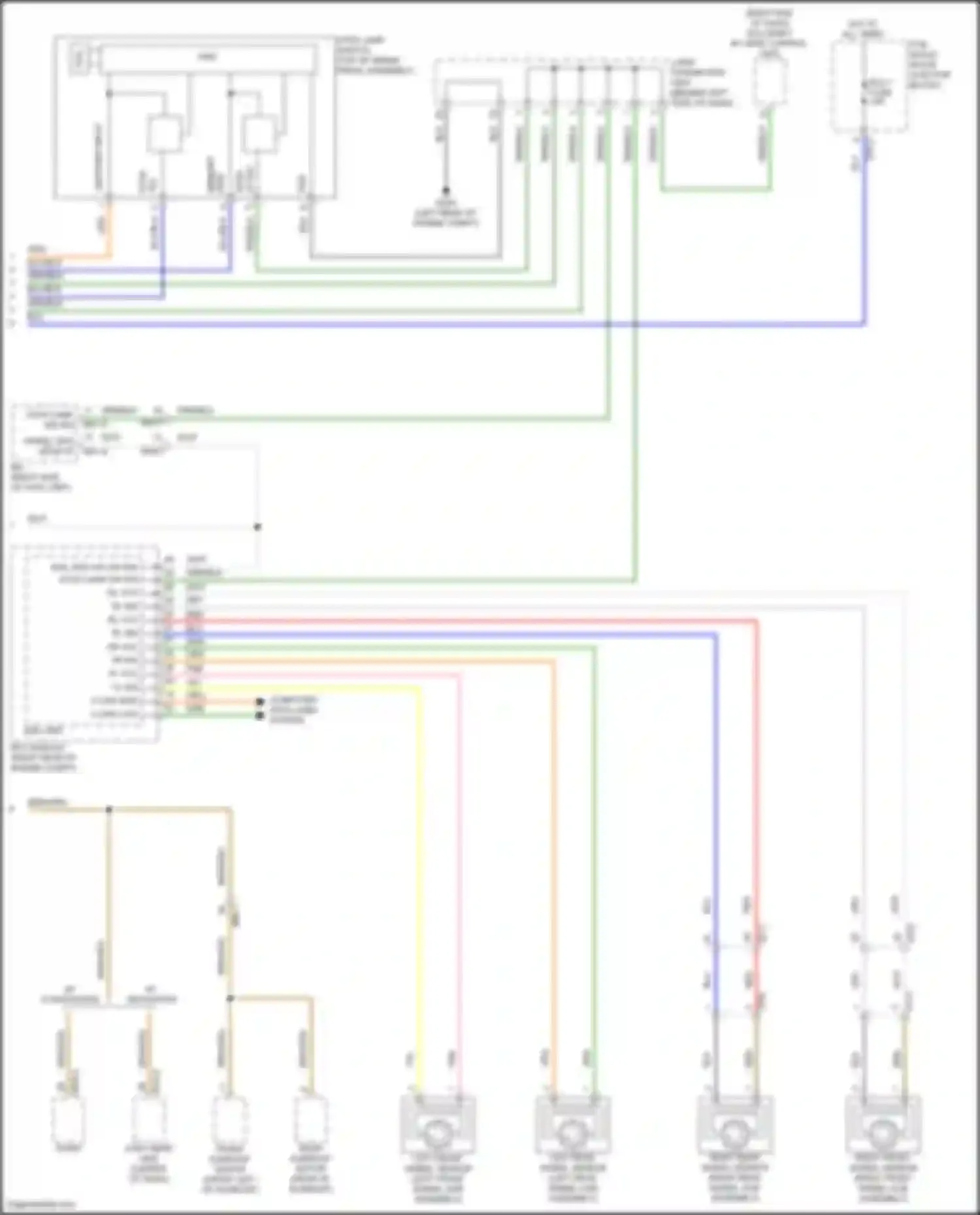 Wiring diagram brn/org for Kia Carnival IV facelift (2023-2024) (14 of 42)