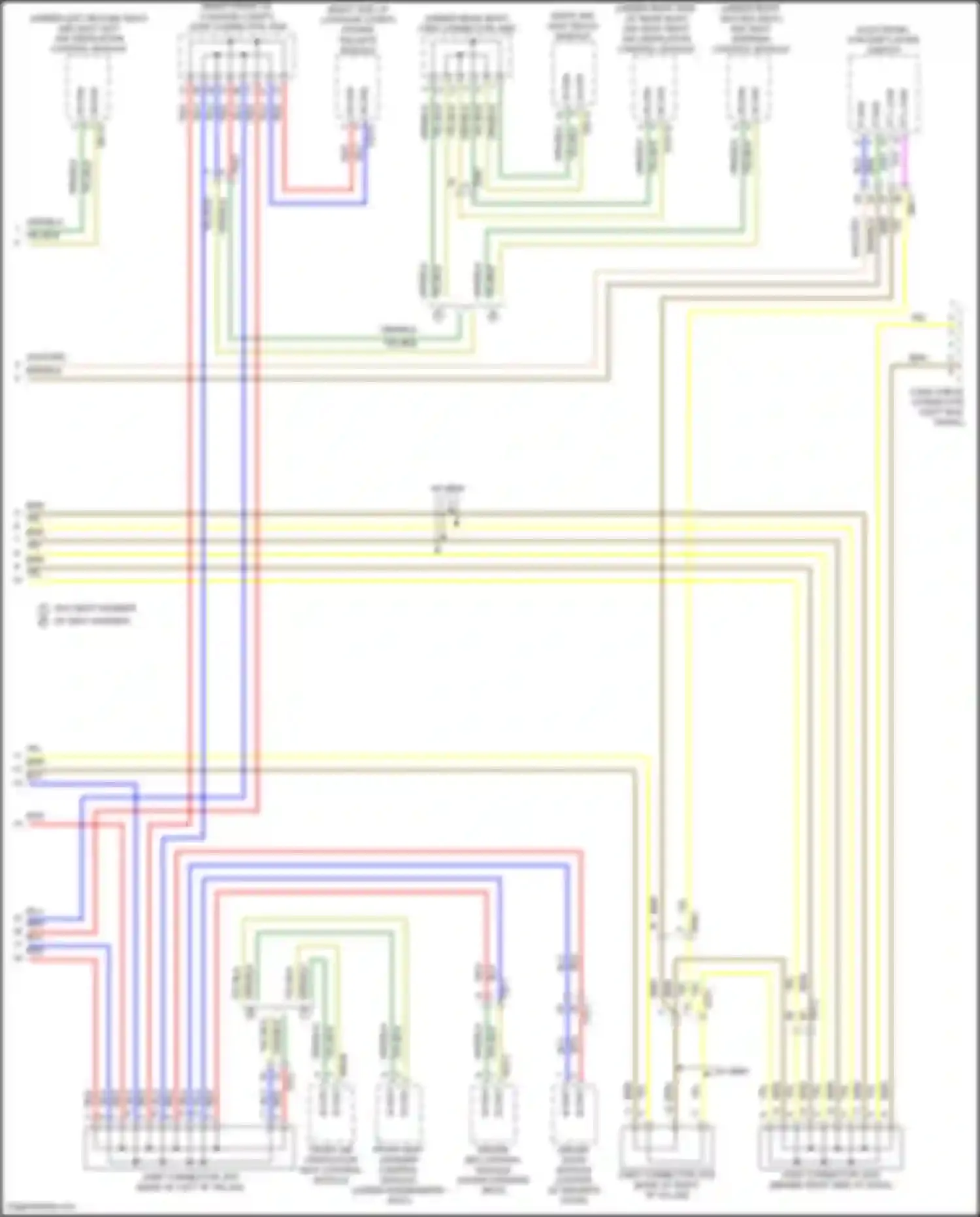 Wiring diagram electronic atm shift lever switch for Kia Carnival IV facelift (2023-2024) (1 of 4)