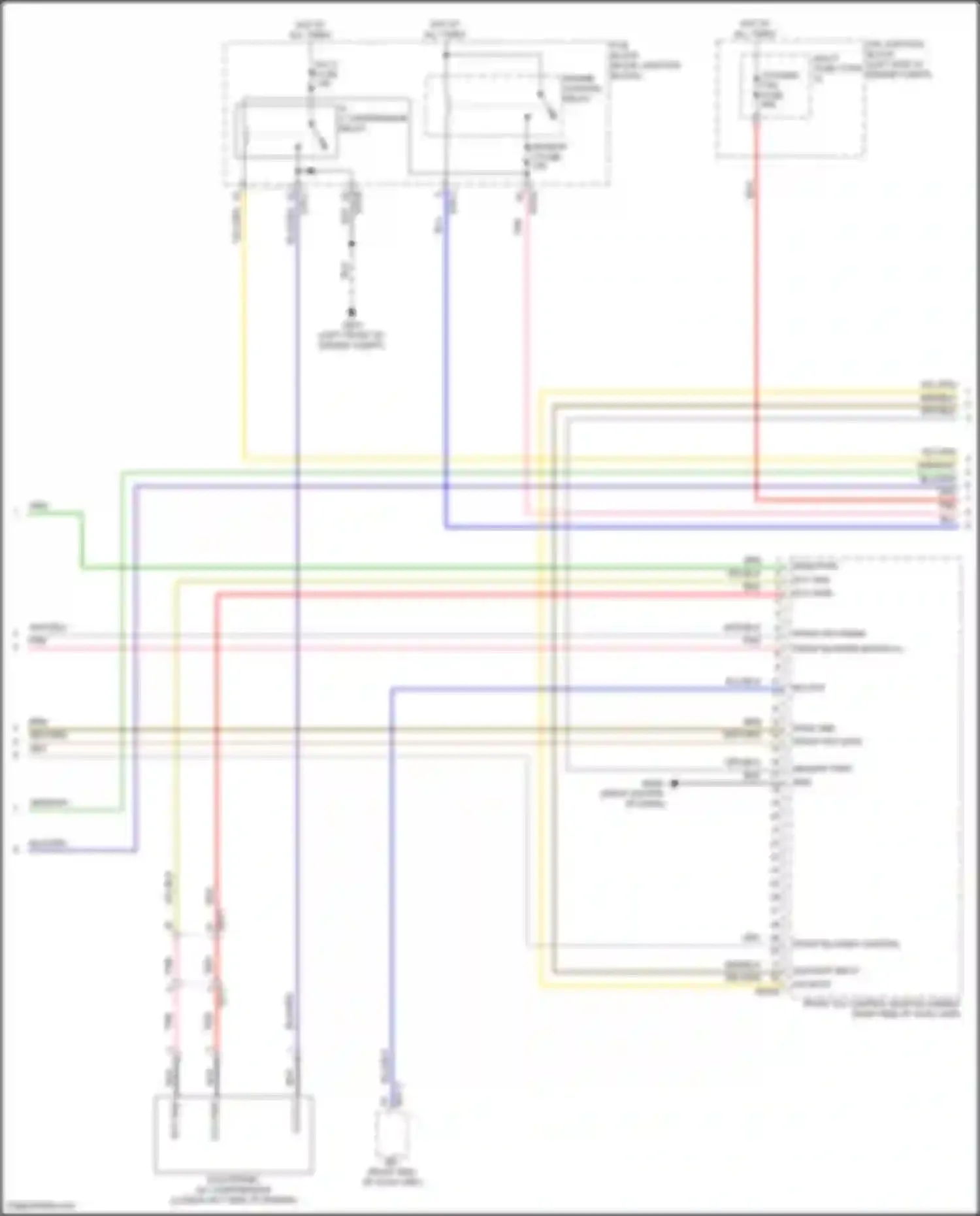 Wiring diagram e/r-b for Kia Carnival IV facelift (2023-2024) (11 of 21)