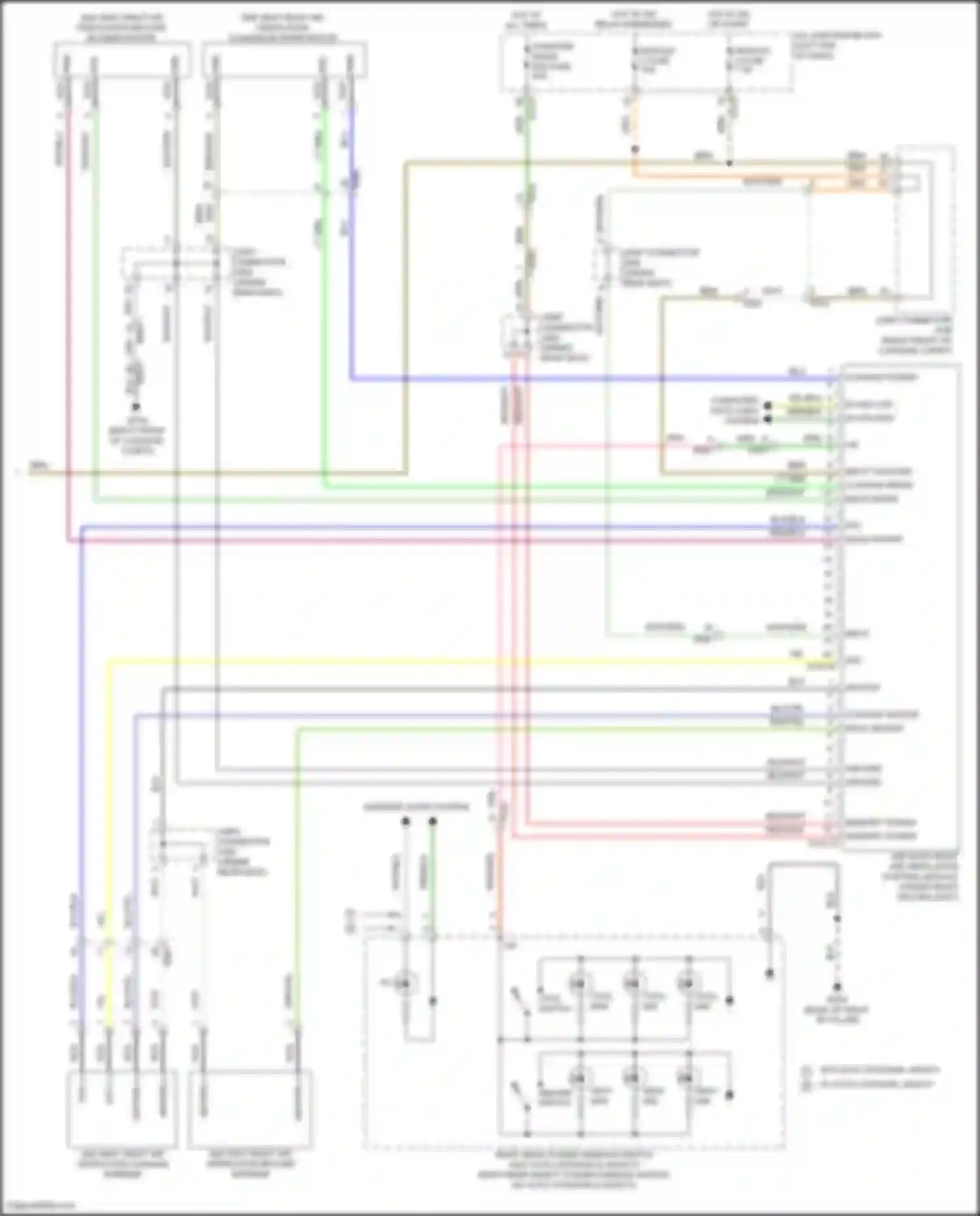 Wiring diagram grn/wht for Kia Carnival IV facelift (2023-2024) (28 of 48)