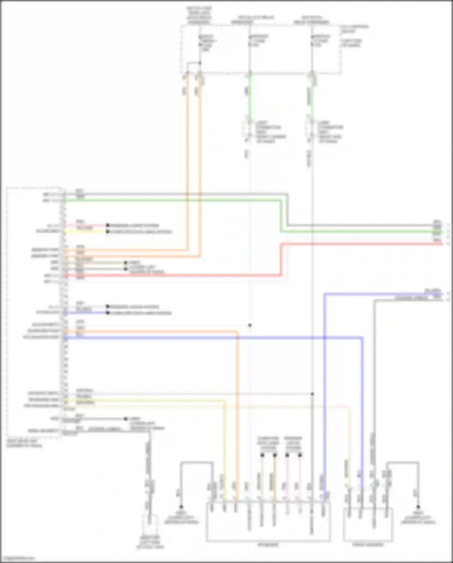Wiring diagram hot w/ long term load latch relay energized for Kia Carnival IV facelift (2023-2024) (6 of 18)