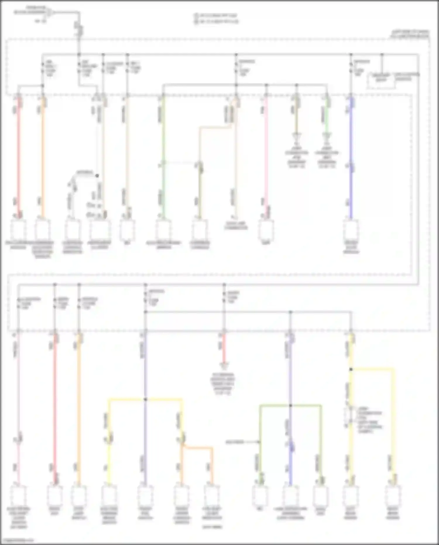 Wiring diagram icu-d for Kia Carnival IV facelift (2023-2024) (27 of 34)