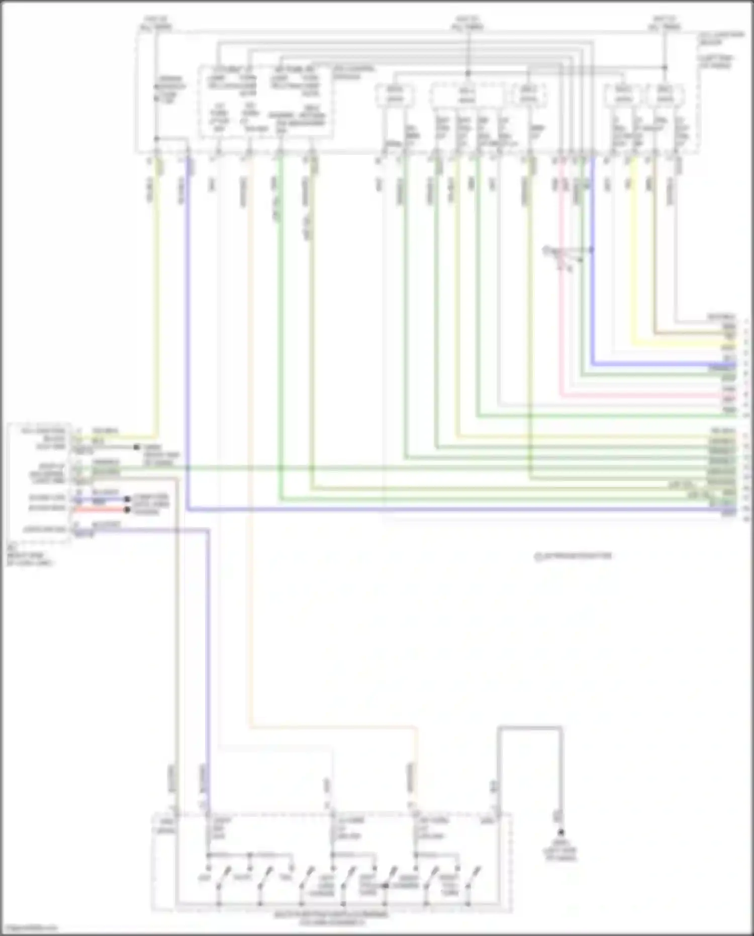 Wiring diagram icu-d for Kia Carnival IV facelift (2023-2024) (13 of 34)