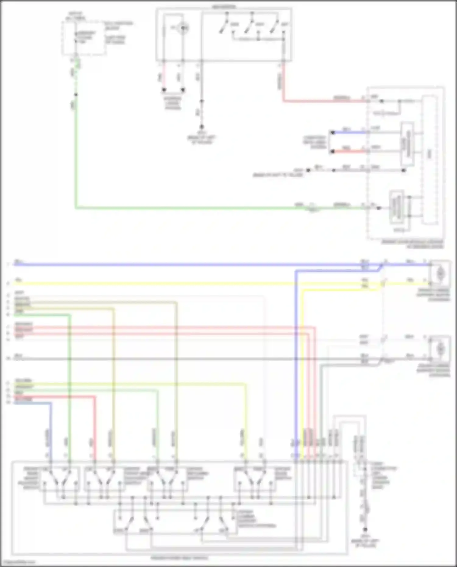 Wiring diagram ims sw for Kia Carnival IV facelift (2023-2024) (2 of 2)