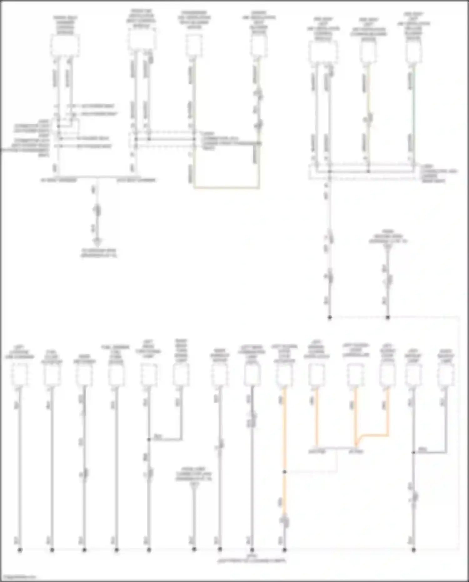 Wiring diagram left rear turn signal lamp for Kia Carnival IV facelift (2023-2024) (2 of 3)