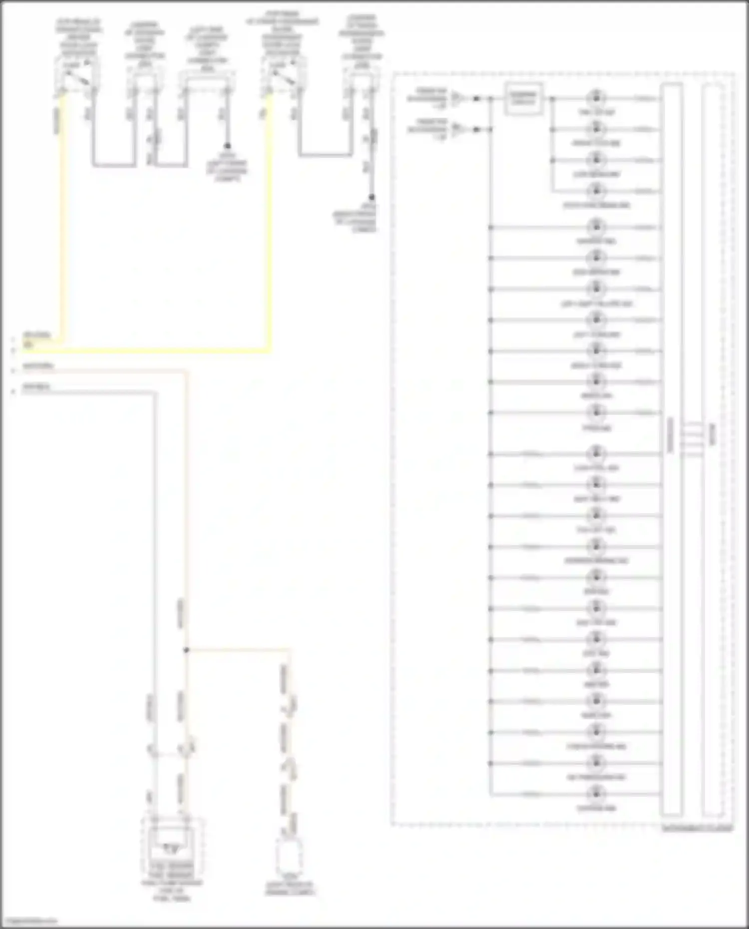 Wiring diagram left turn ind for Kia Carnival IV facelift (2023-2024) (2 of 2)