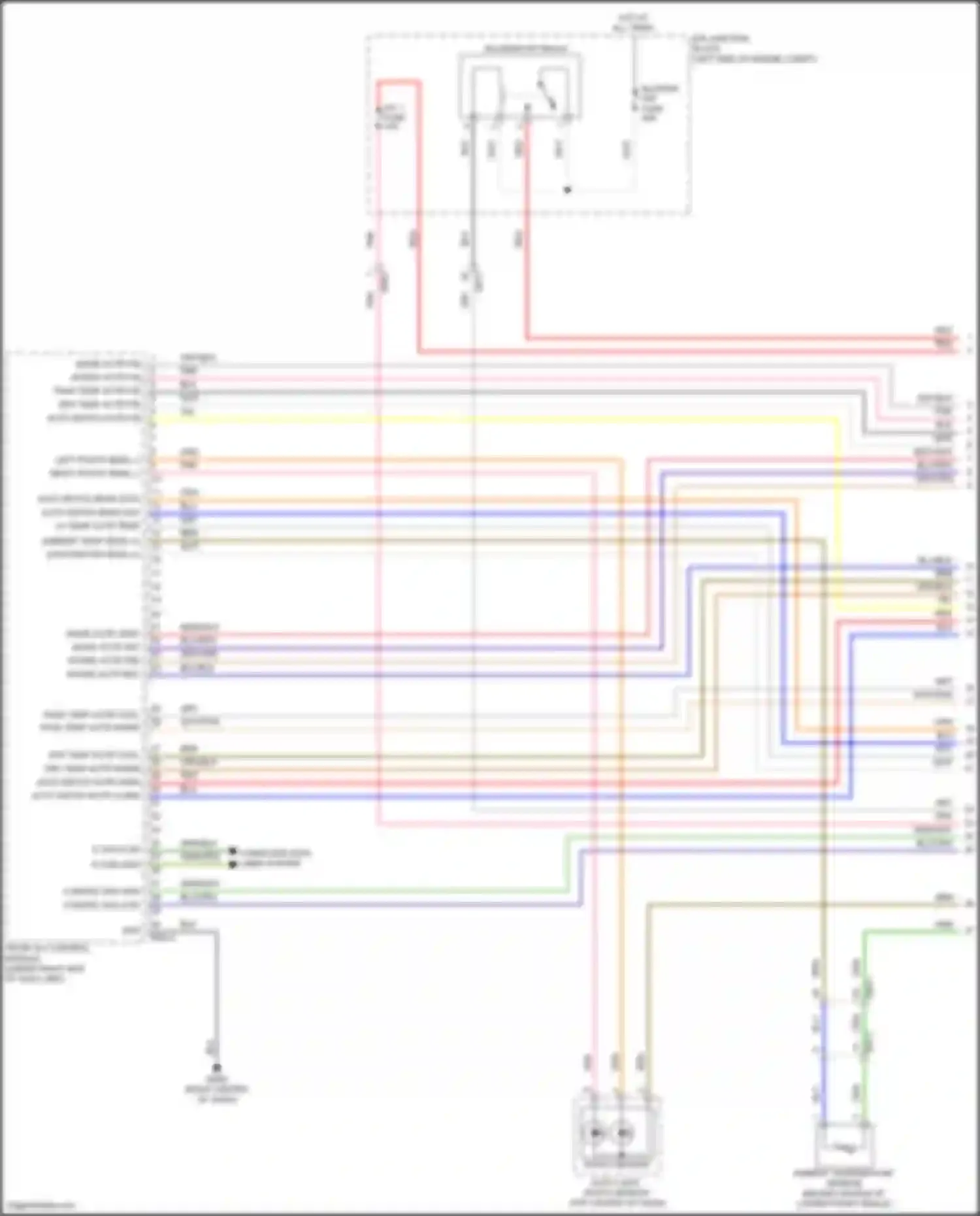 Wiring diagram mode actr def for Kia Carnival IV facelift (2023-2024) (1 of 2)