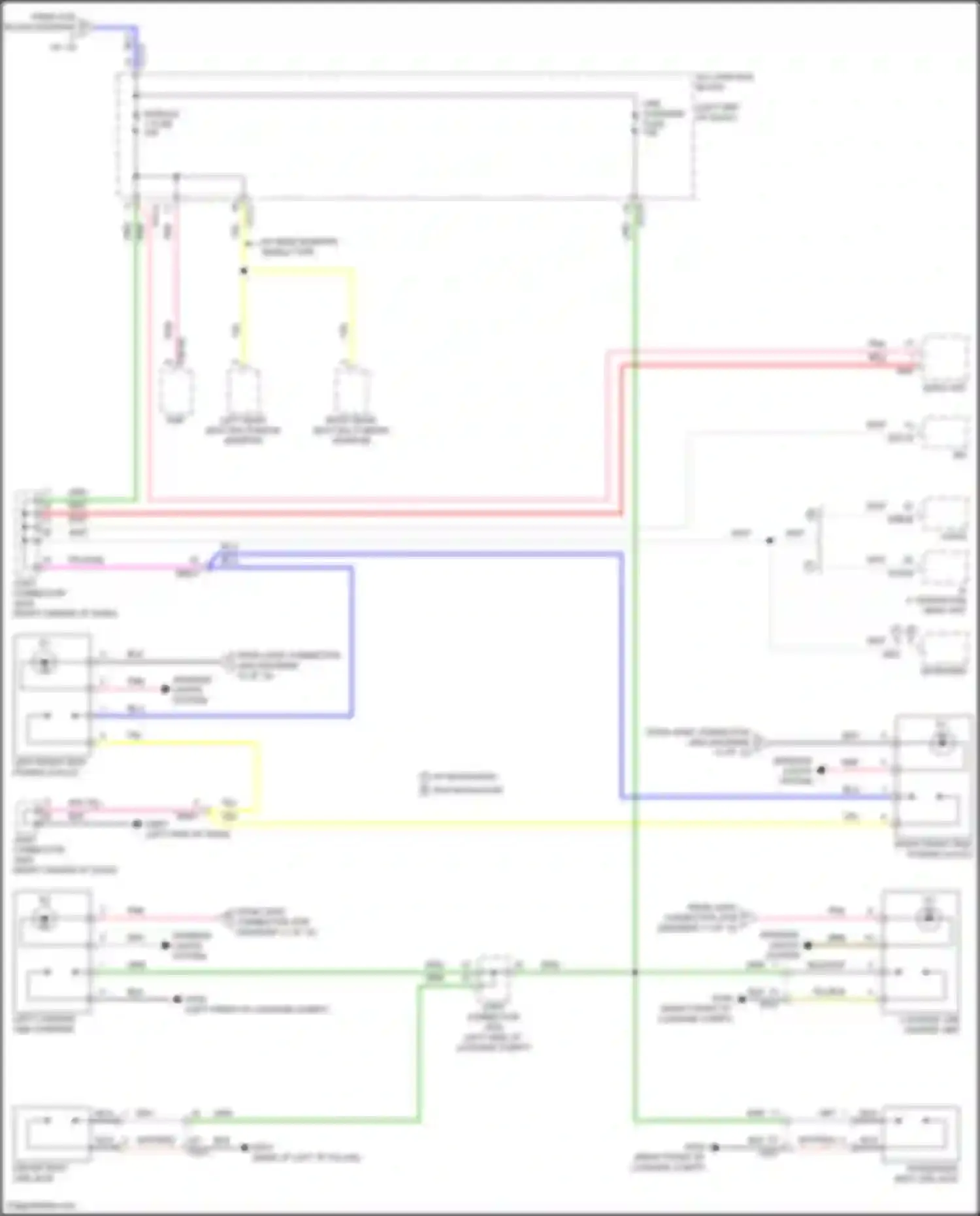 Wiring diagram module 1 fuse for Kia Carnival IV facelift (2023-2024) (4 of 13)