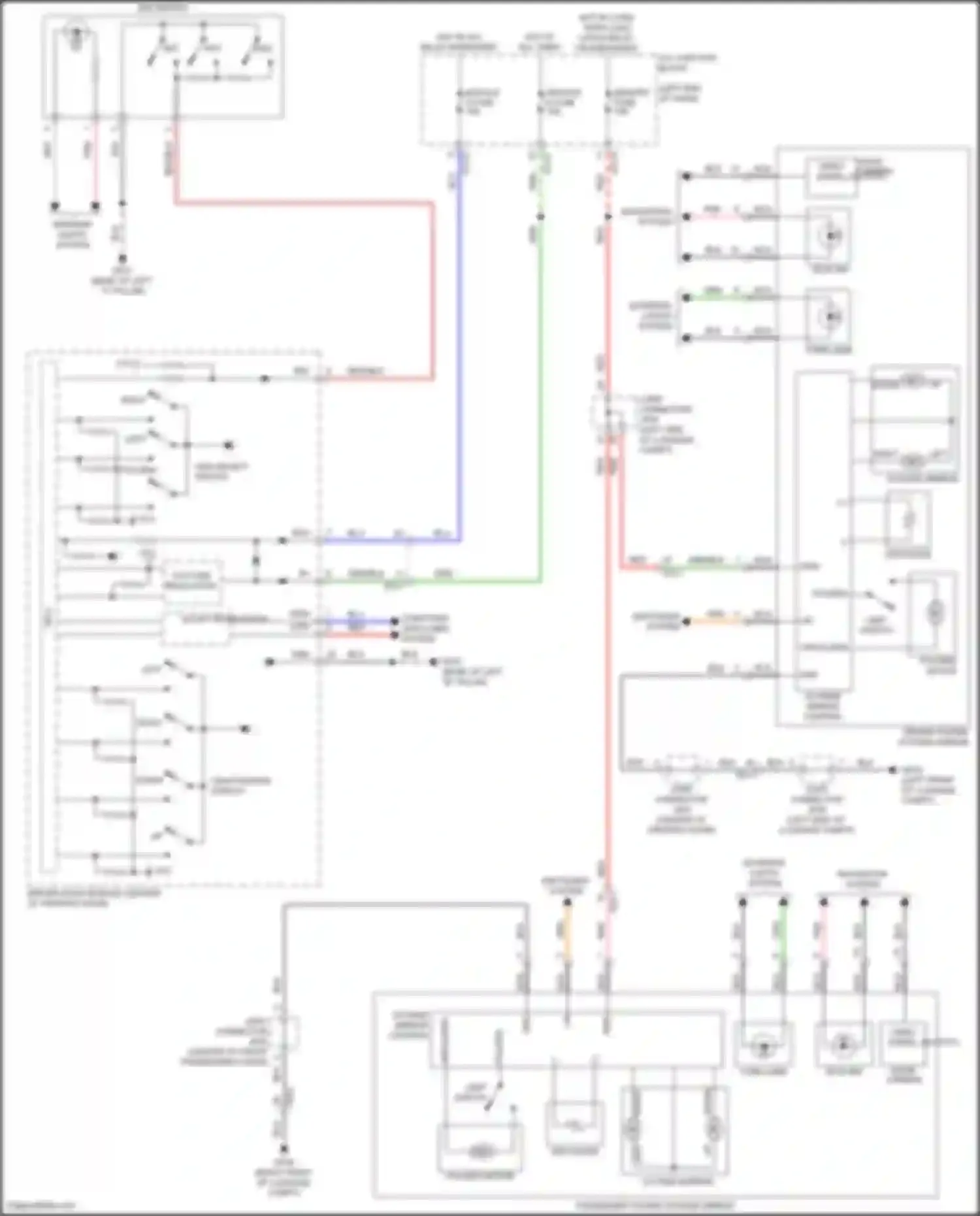 Wiring diagram osm select switch for Kia Carnival IV facelift (2023-2024) (1 of 2)