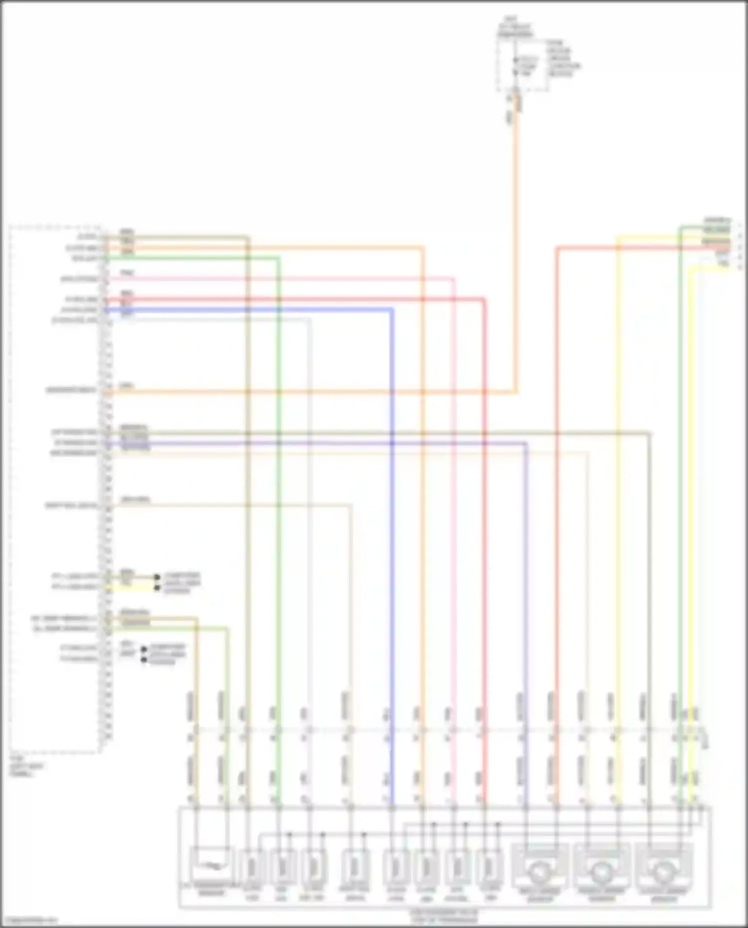 Wiring diagram red/org for Kia Carnival IV facelift (2023-2024) (7 of 22)