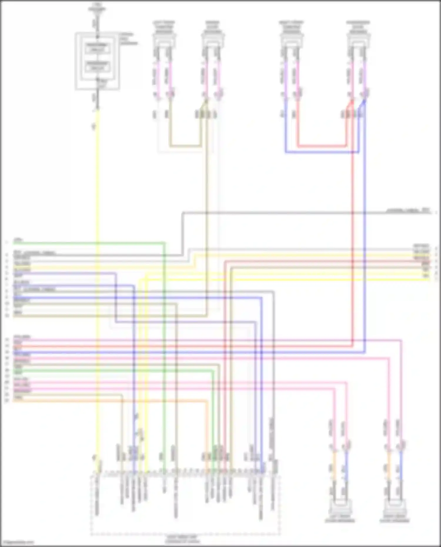 Wiring diagram remote ctrl sw gnd for Kia Carnival IV facelift (2023-2024) (1 of 6)