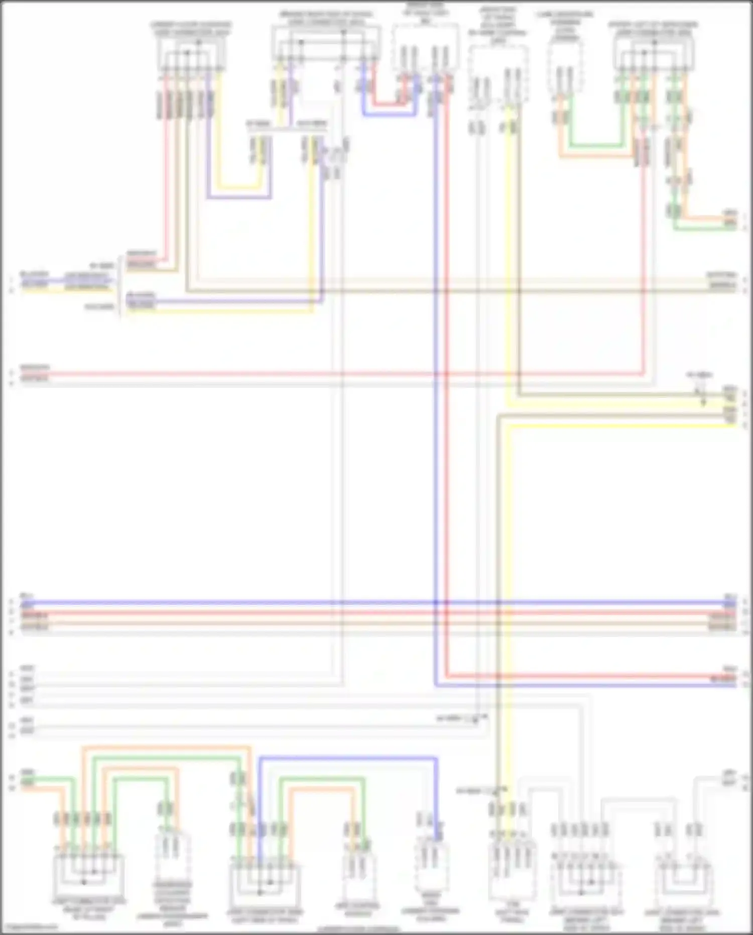 Wiring diagram right end of dash) for Kia Carnival IV facelift (2023-2024) (12 of 17)