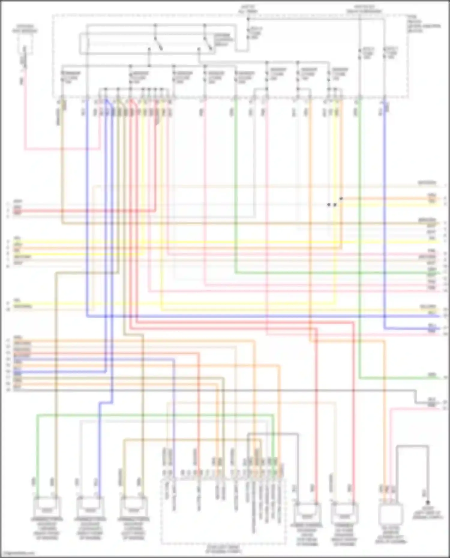 Wiring diagram sensor 6 fuse for Kia Carnival IV facelift (2023-2024) (1 of 1)
