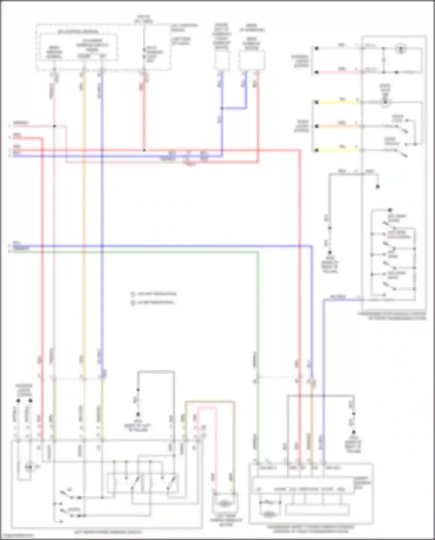 Wiring diagram w/ air ventilation for Kia Carnival IV facelift (2023-2024) (10 of 12)