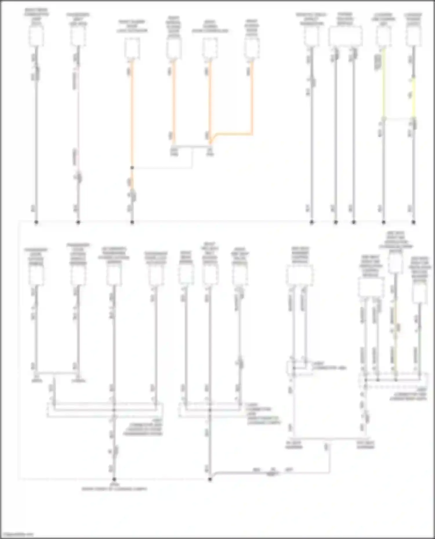 Wiring diagram w/o psd for Kia Carnival IV facelift (2023-2024) (2 of 2)