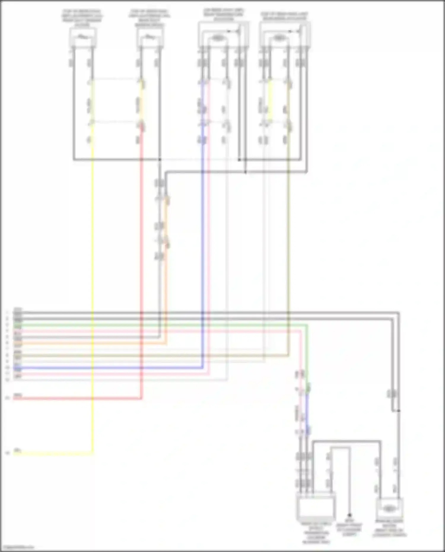 Carnival Kia IV (2020-2024): Rear a/c circuit (2 of 2)