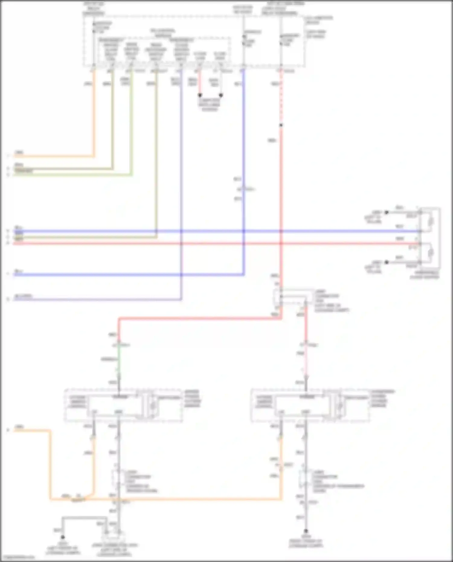 Carnival Kia IV (2020-2024): Defoggers circuit, w/ memory (2 of 2)
