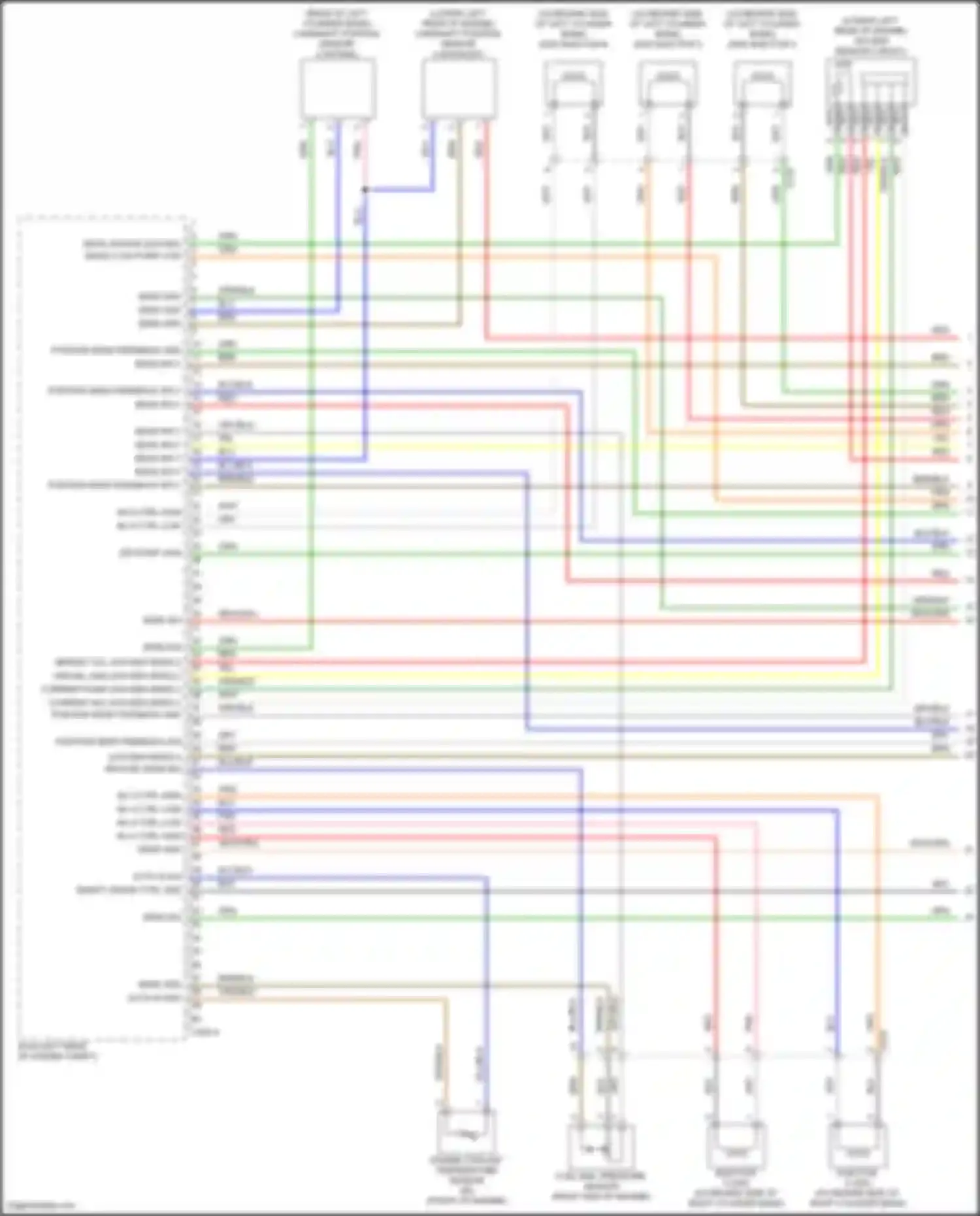 Carnival Kia IV (2020-2024): Wiring diagram engine performance 3.5l (1 of 8)