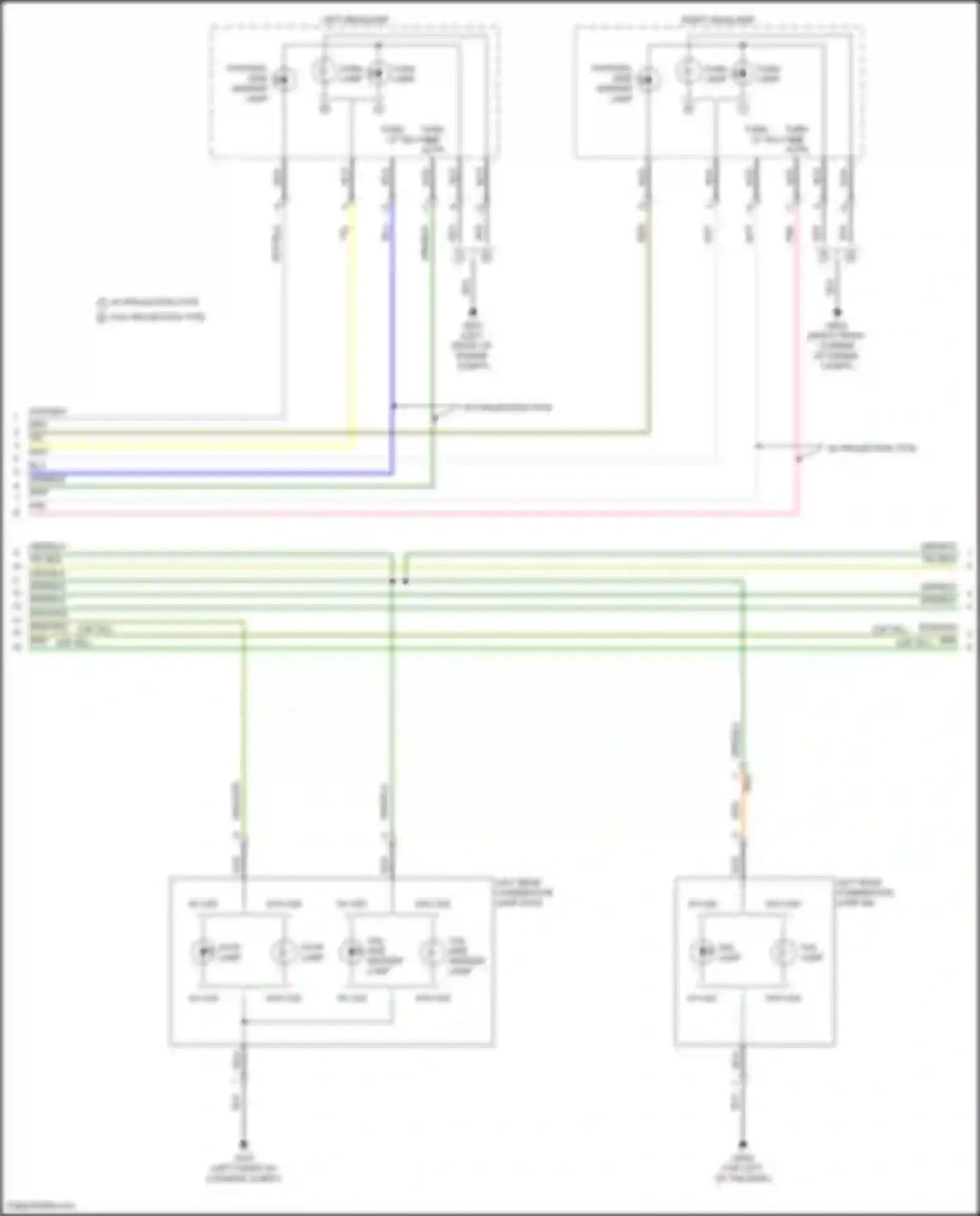 Carnival Kia IV (2020-2024): Exterior lamps circuit (3 of 5)