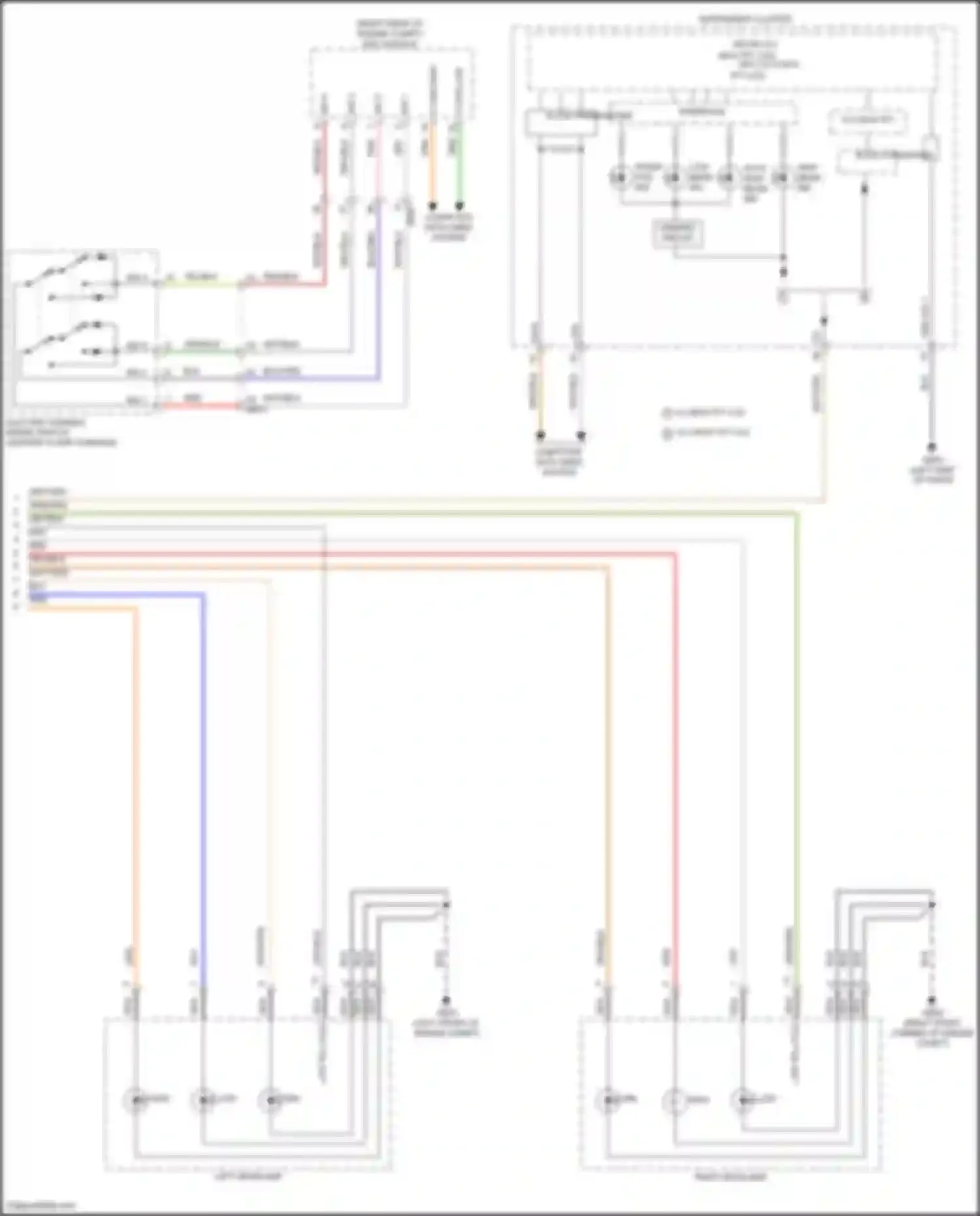 Carnival Kia IV (2020-2024): Autolamps circuit (2 of 2)