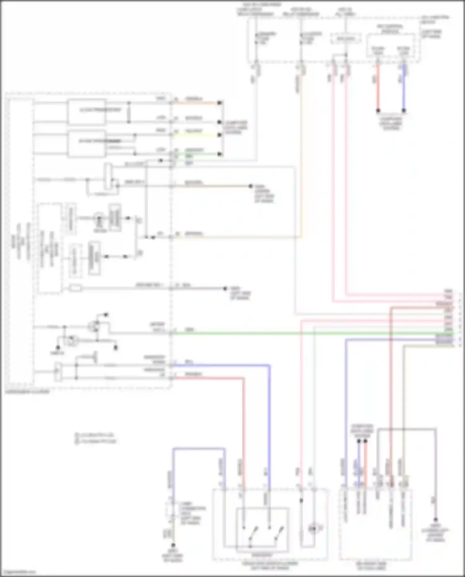 Carnival Kia IV (2020-2024): Instrument illumination circuit (1 of 4)