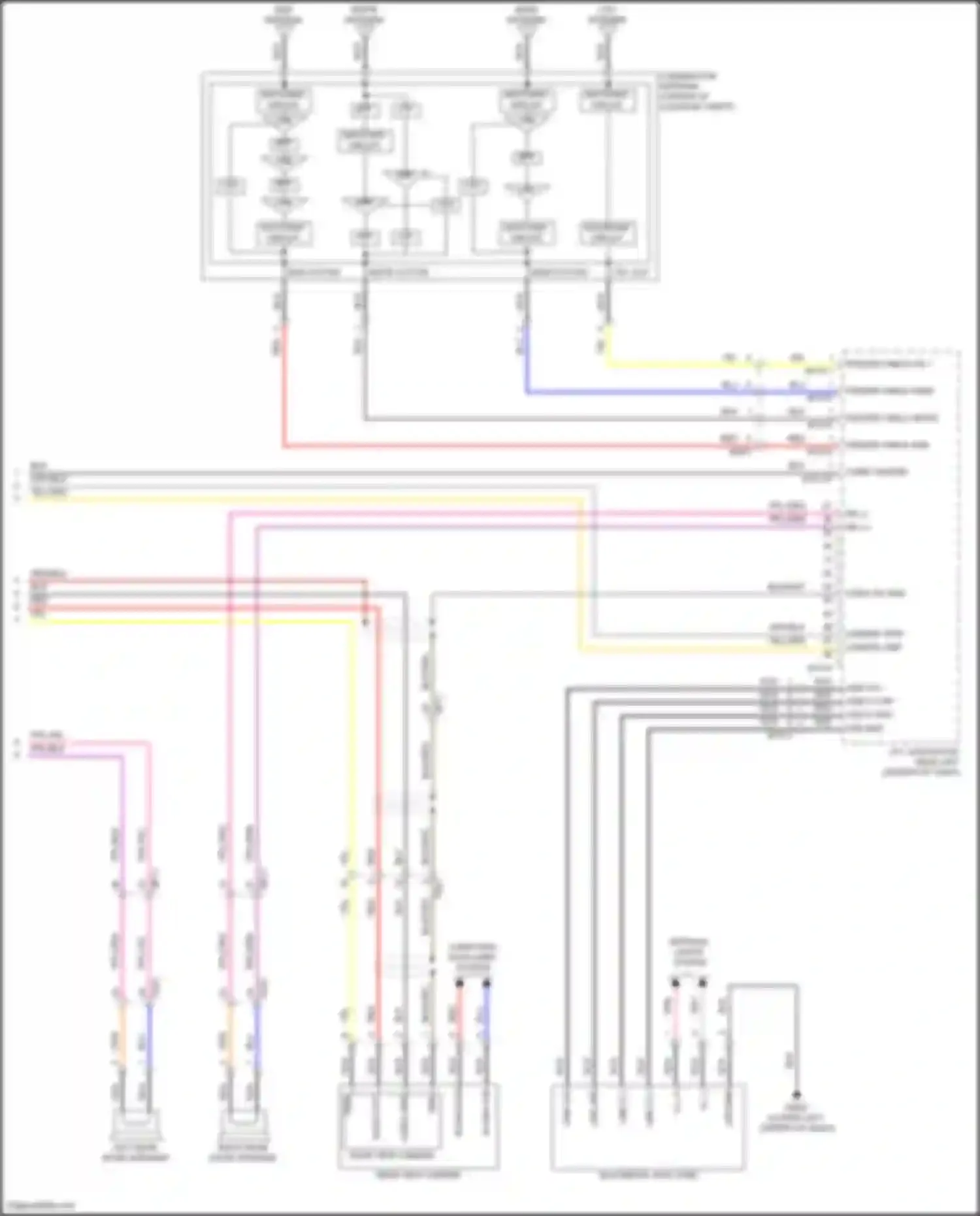 Carnival Kia IV (2020-2024): Navigation circuit, w/o amplifier (4 of 4)