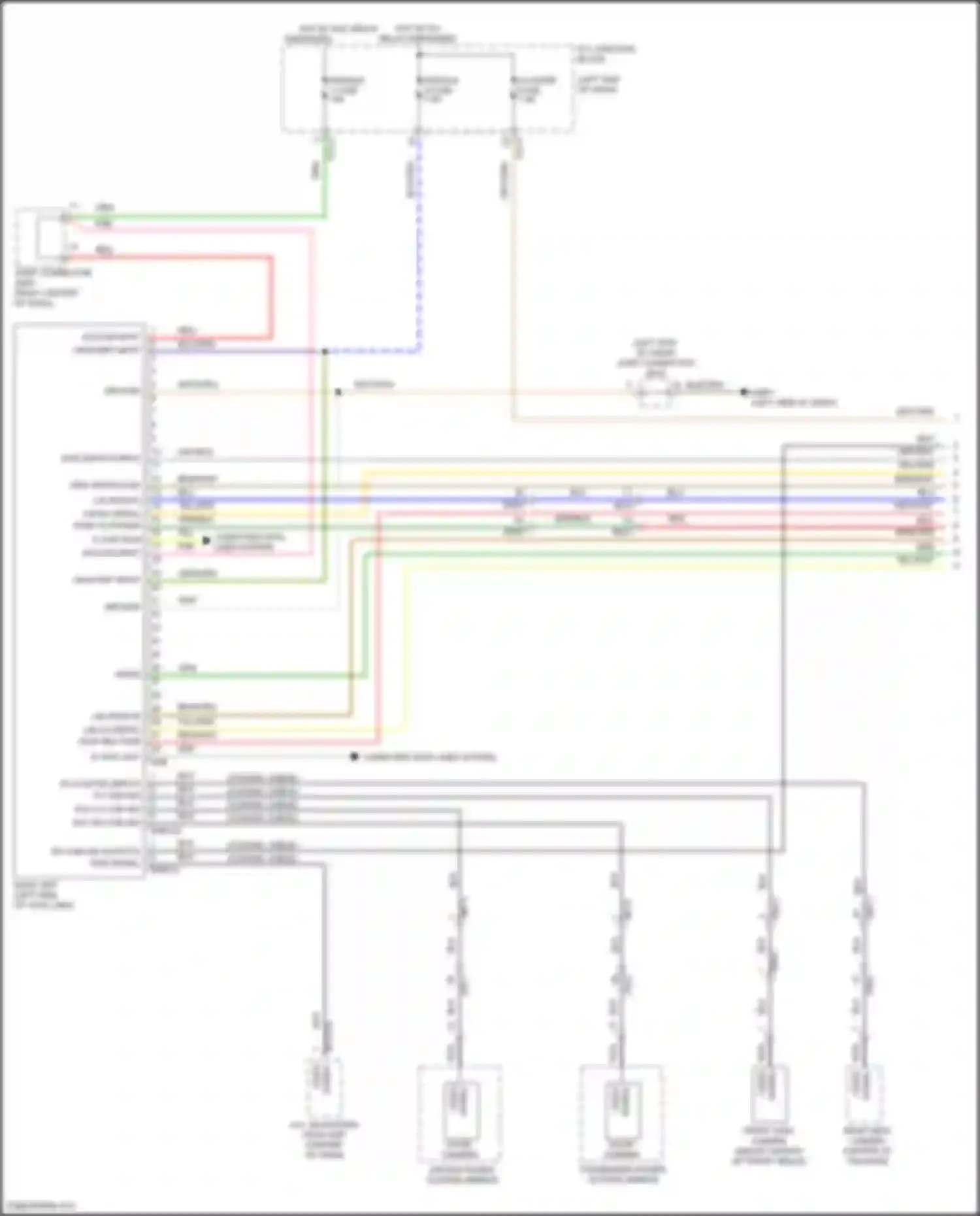 Carnival Kia IV (2020-2024): Parking assistant circuit, w/ adas (1 of 3)