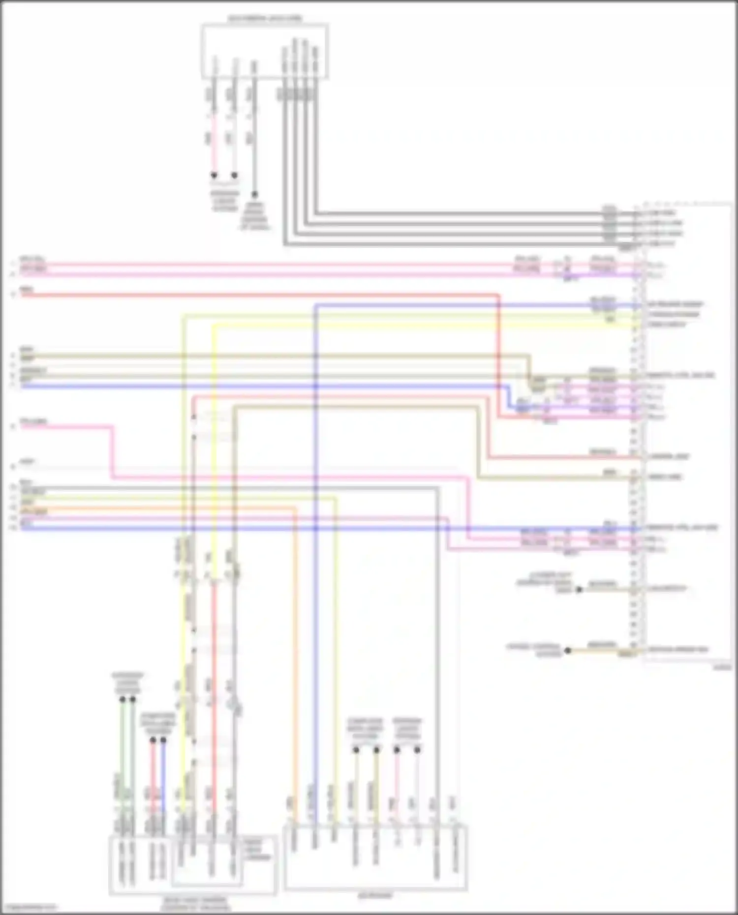 Carnival Kia IV (2020-2024): Radio circuit, w/o navigation & amplifier (4 of 4)